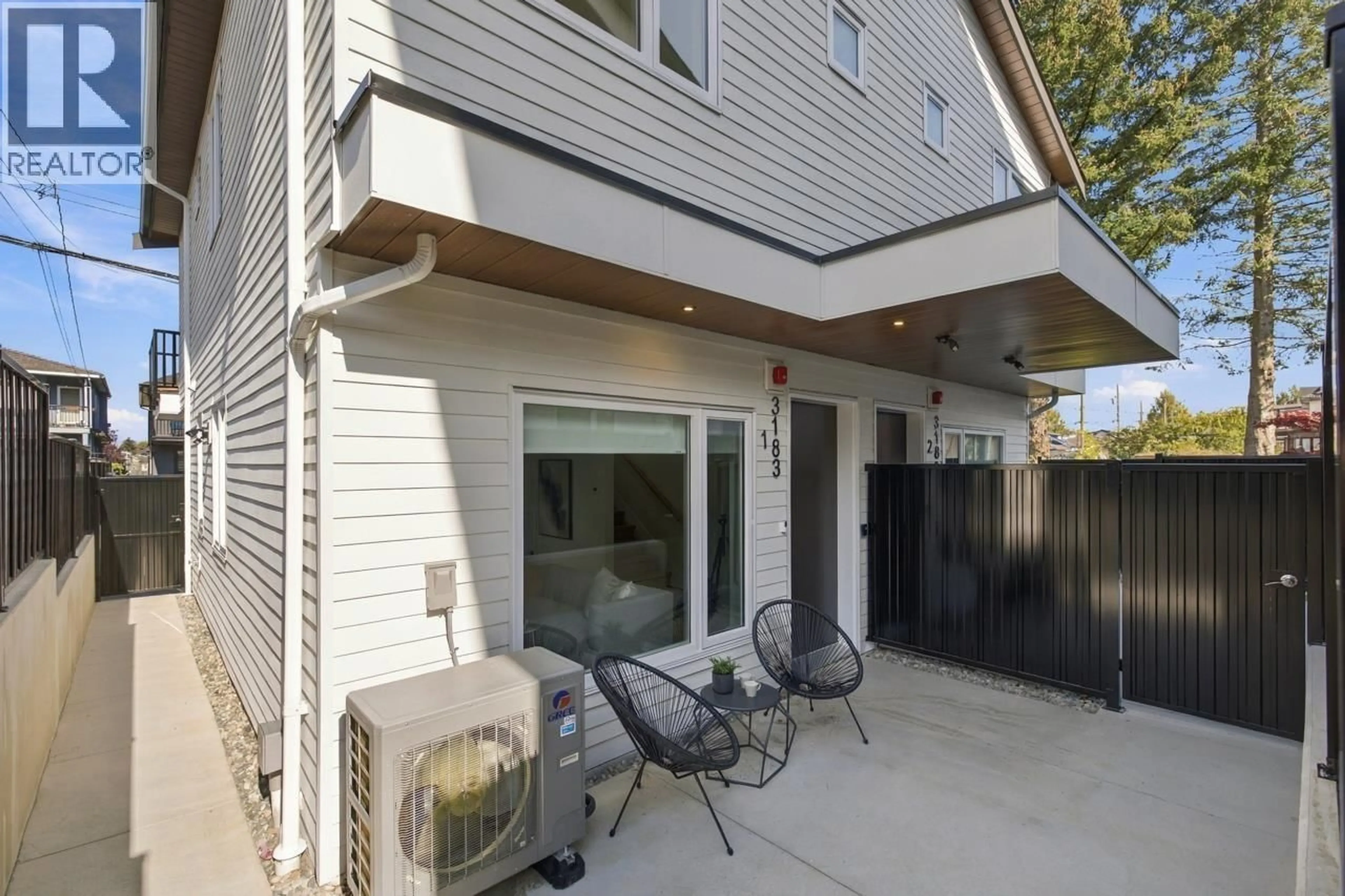 Patio, street for 1 - 3183 GRAVELEY STREET, Vancouver British Columbia V5K3K7