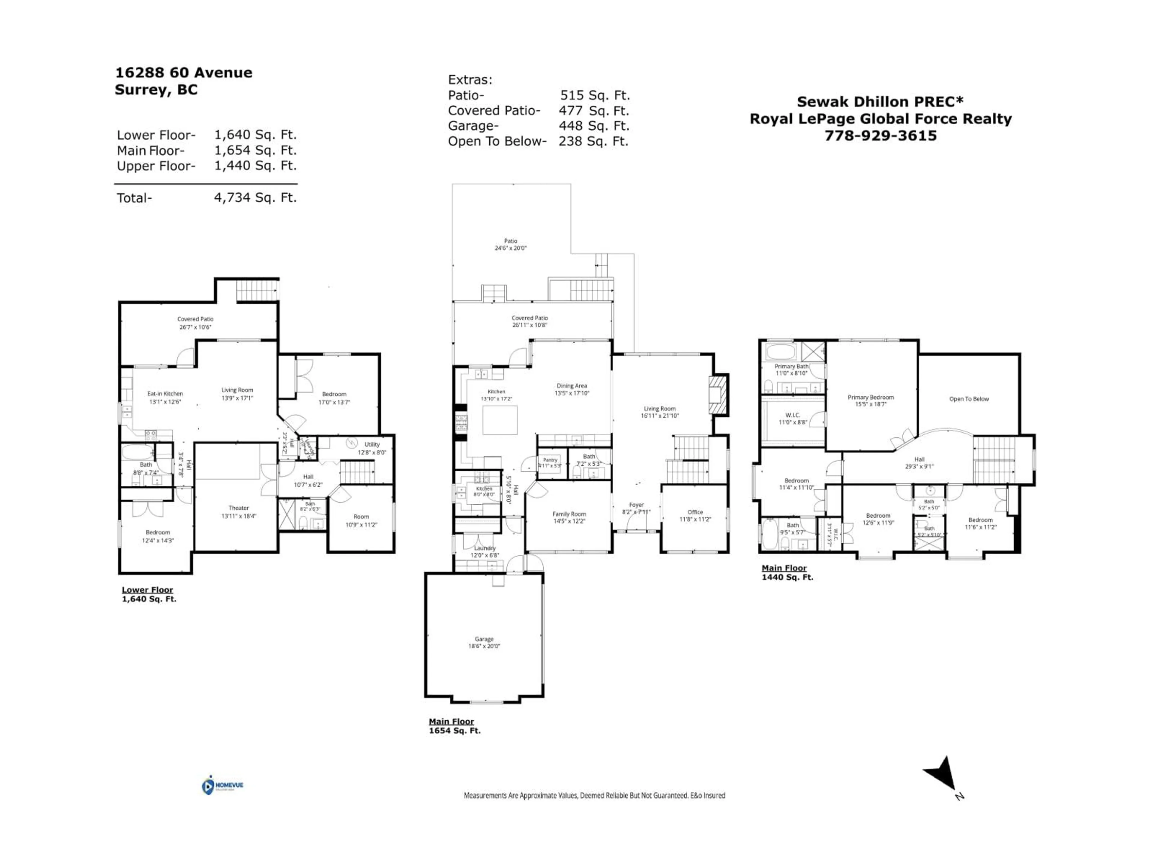 Floor plan for 16288 60 AVENUE, Surrey British Columbia V3S1S4