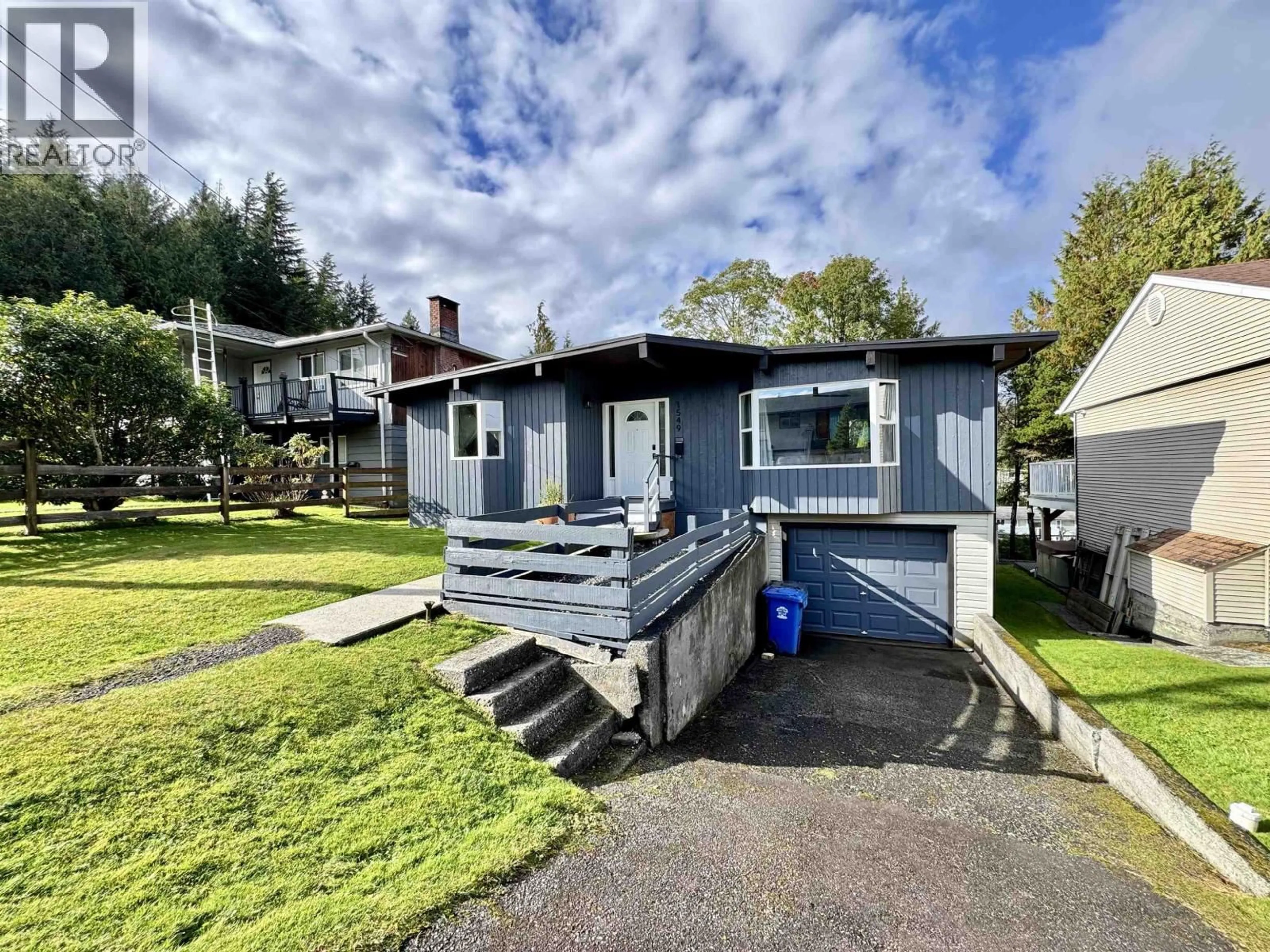 A pic from outside/outdoor area/front of a property/back of a property/a pic from drone, street for 1549 INDIA AVENUE, Prince Rupert British Columbia V8J2Y1