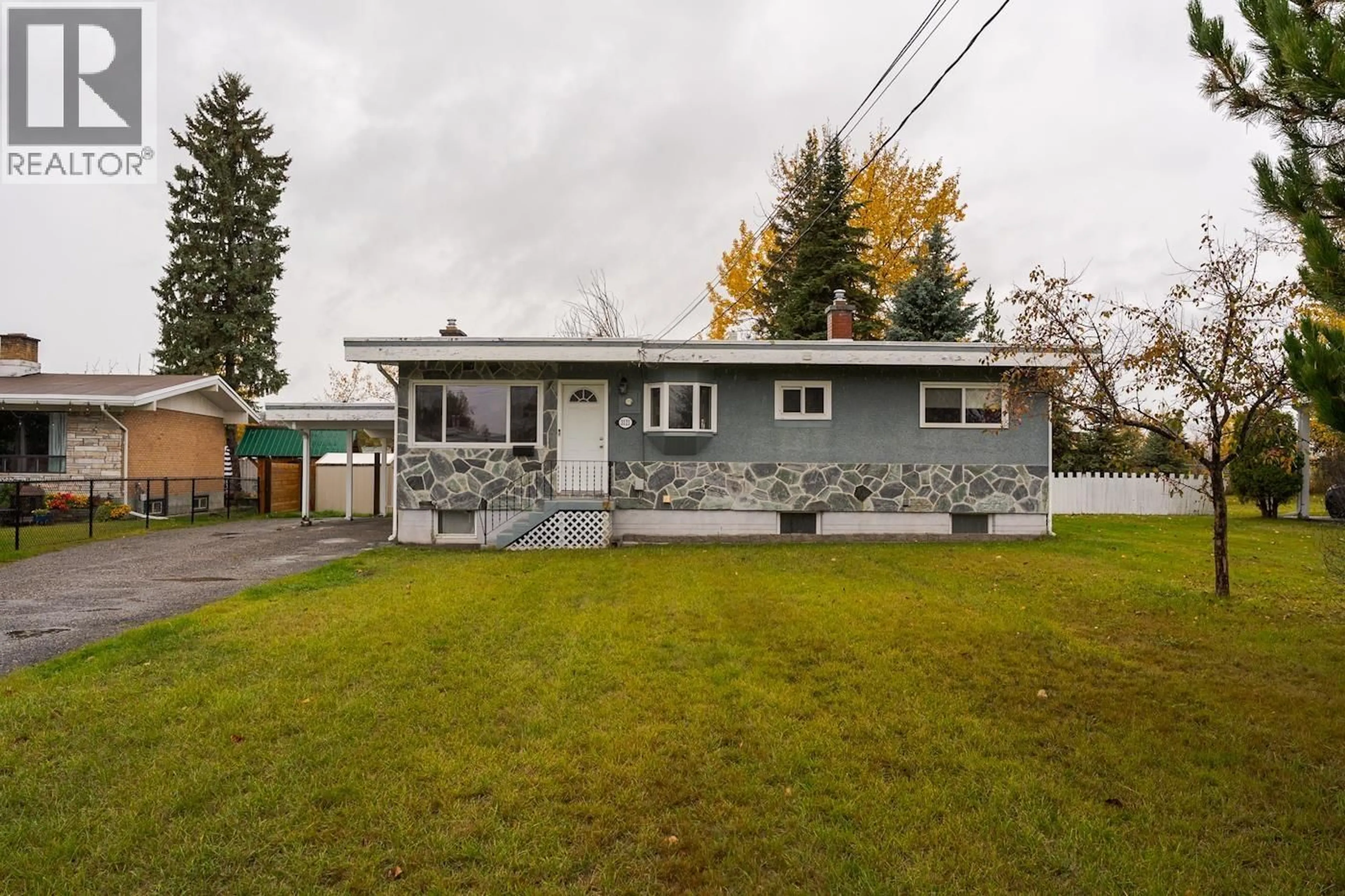 Home with vinyl exterior material, street for 3121 NECHAKO DRIVE, Prince George British Columbia V2M3B2