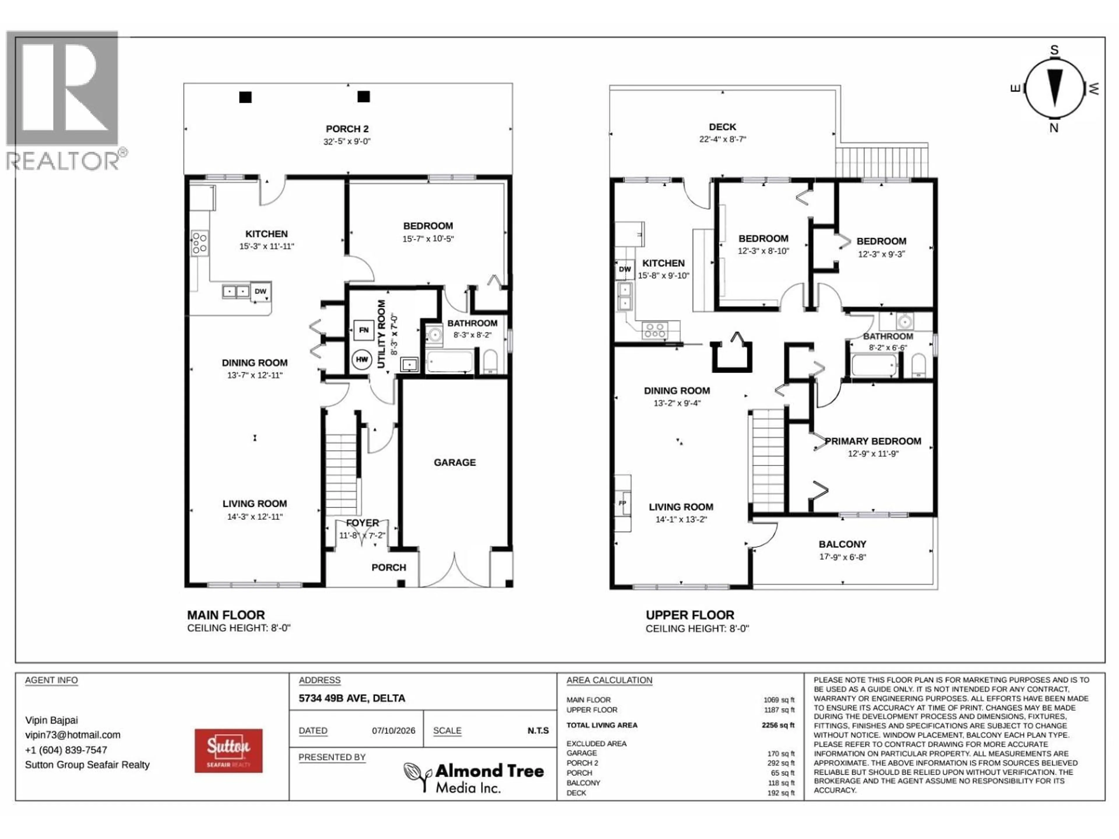 Floor plan for 5734 49B AVENUE, Delta British Columbia V4K1Z6