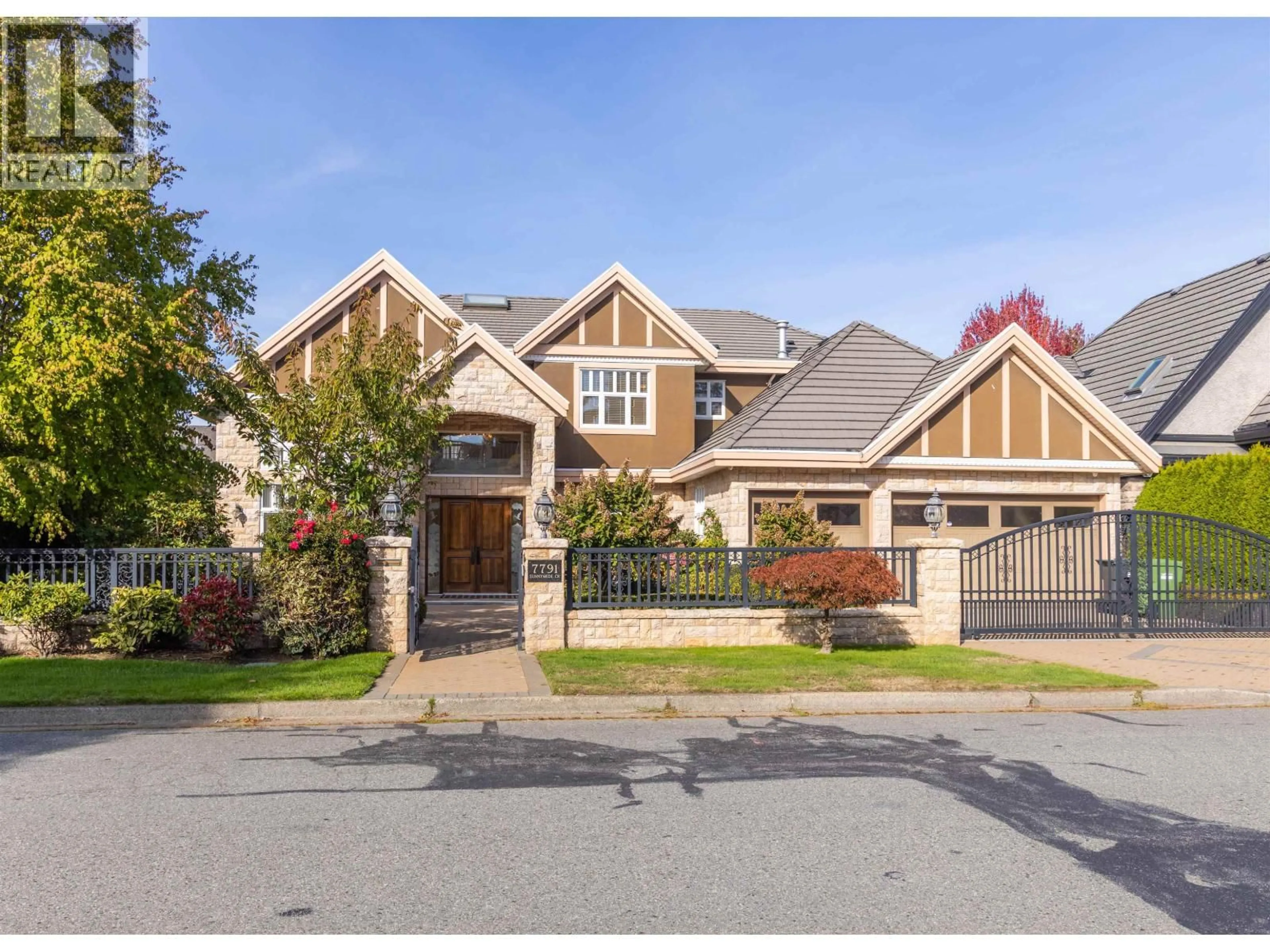 Home with brick exterior material, street for 7791 SUNNYMEDE CRESCENT, Richmond British Columbia V6Y1H3