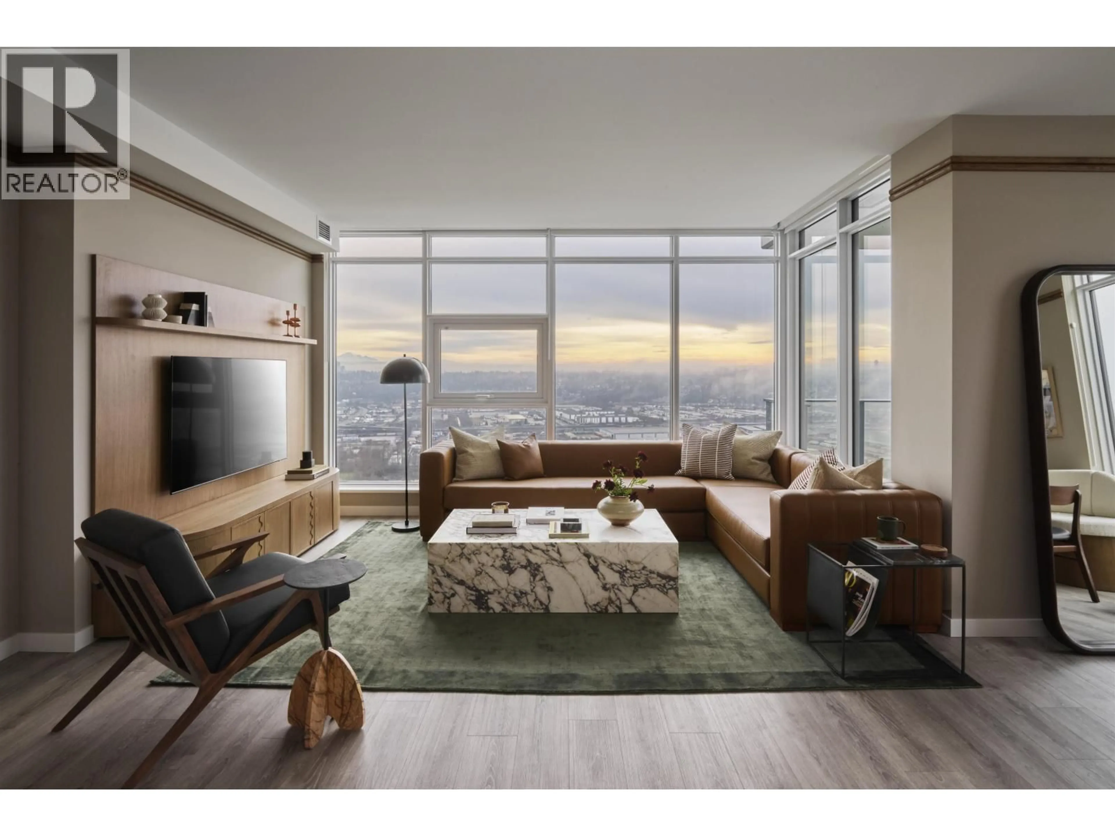 Living room with furniture, unknown for 1707 - 660 QUAYSIDE DRIVE, New Westminster British Columbia V3M0P1