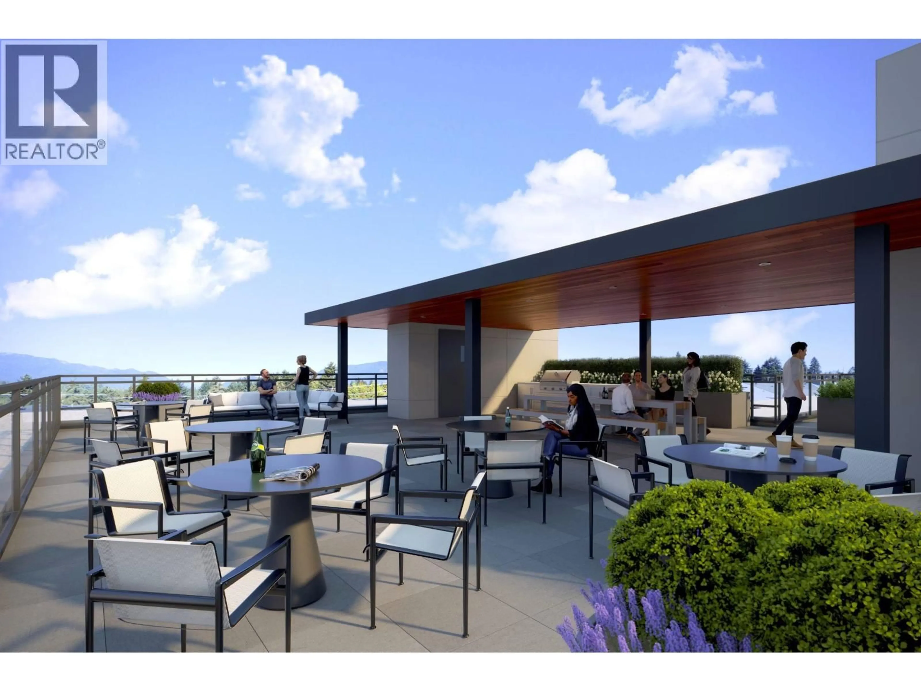 Patio, water/lake/river/ocean view for 208 - 603 REGAN AVENUE, Coquitlam British Columbia V3J0K2