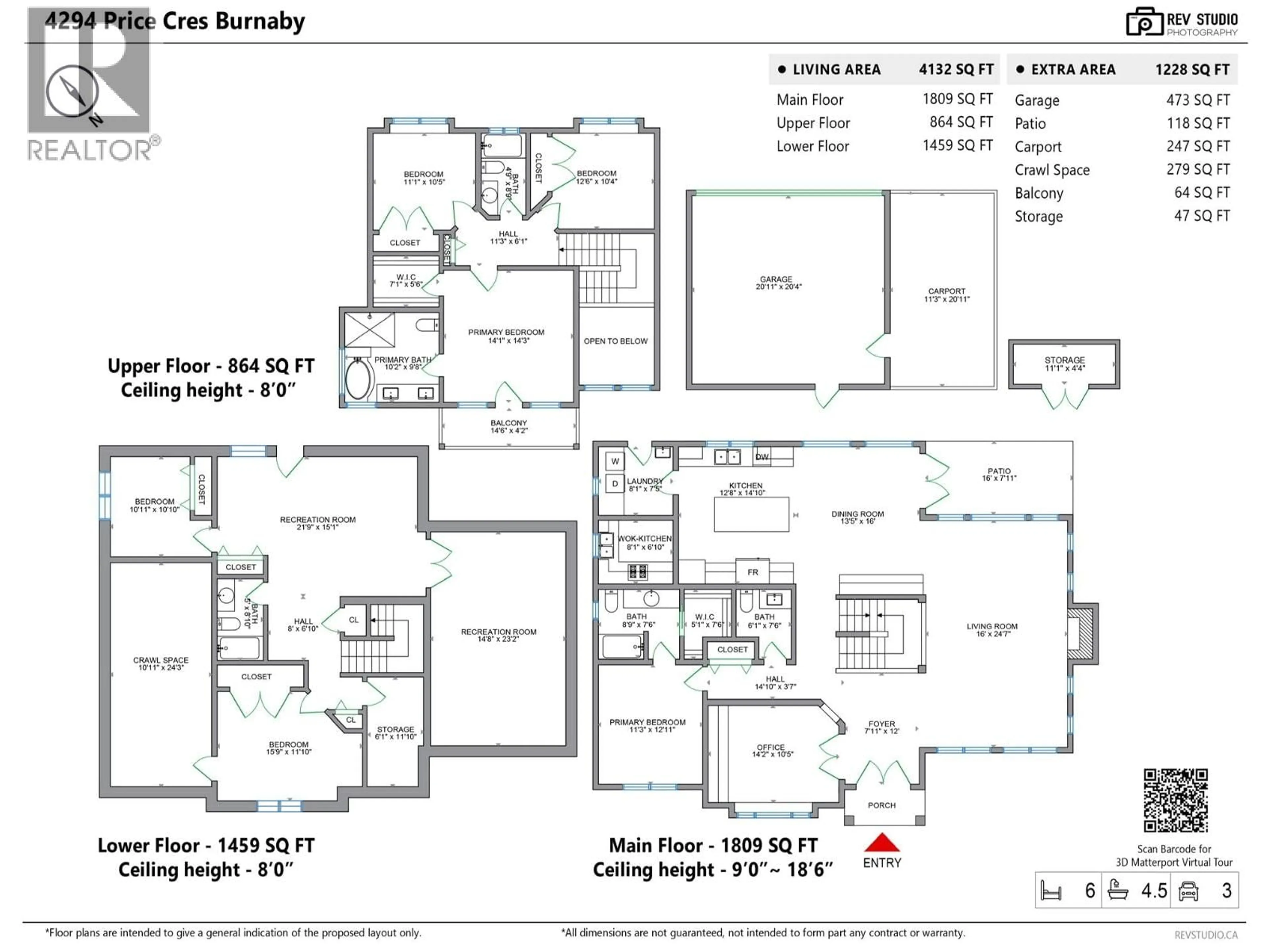 Floor plan for 4294 PRICE CRESCENT, Burnaby British Columbia V5G2N2