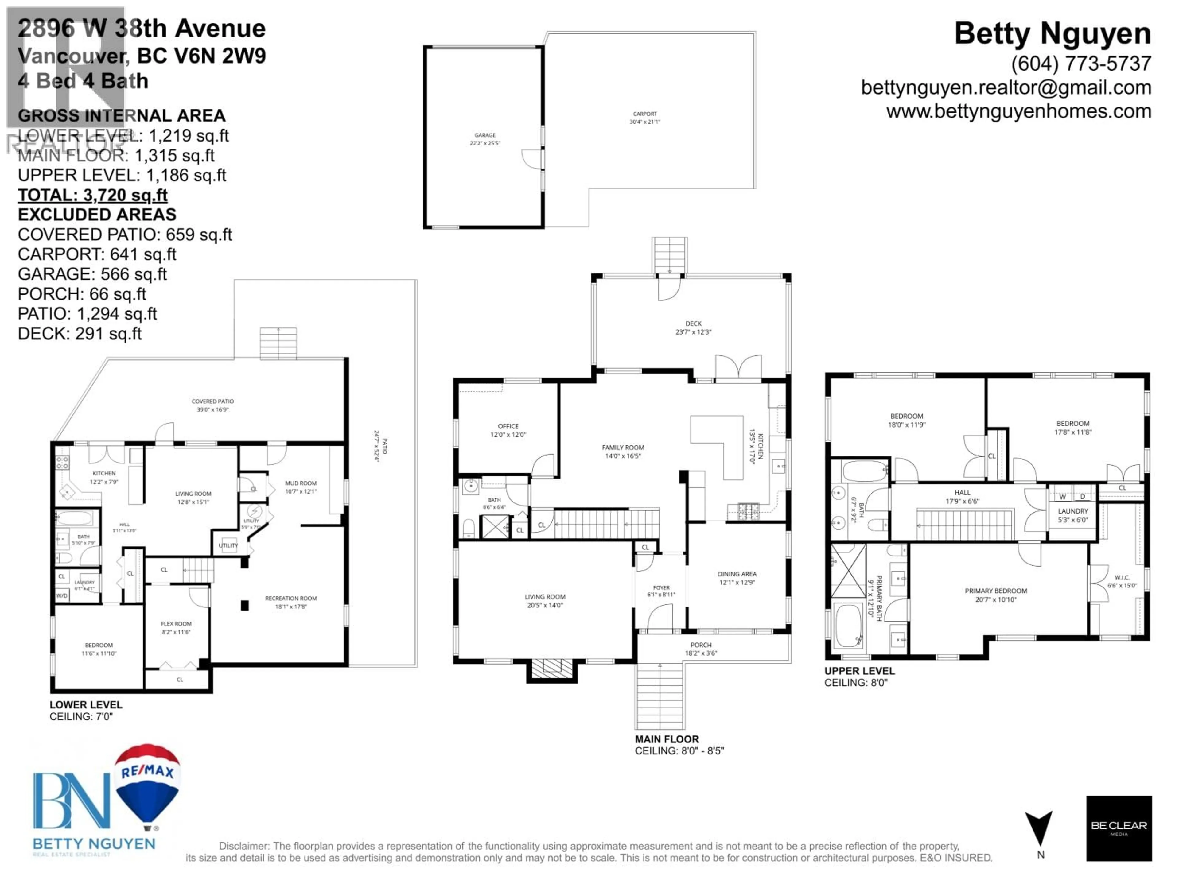 Floor plan for 2896 38TH AVENUE, Vancouver British Columbia V6N2W9