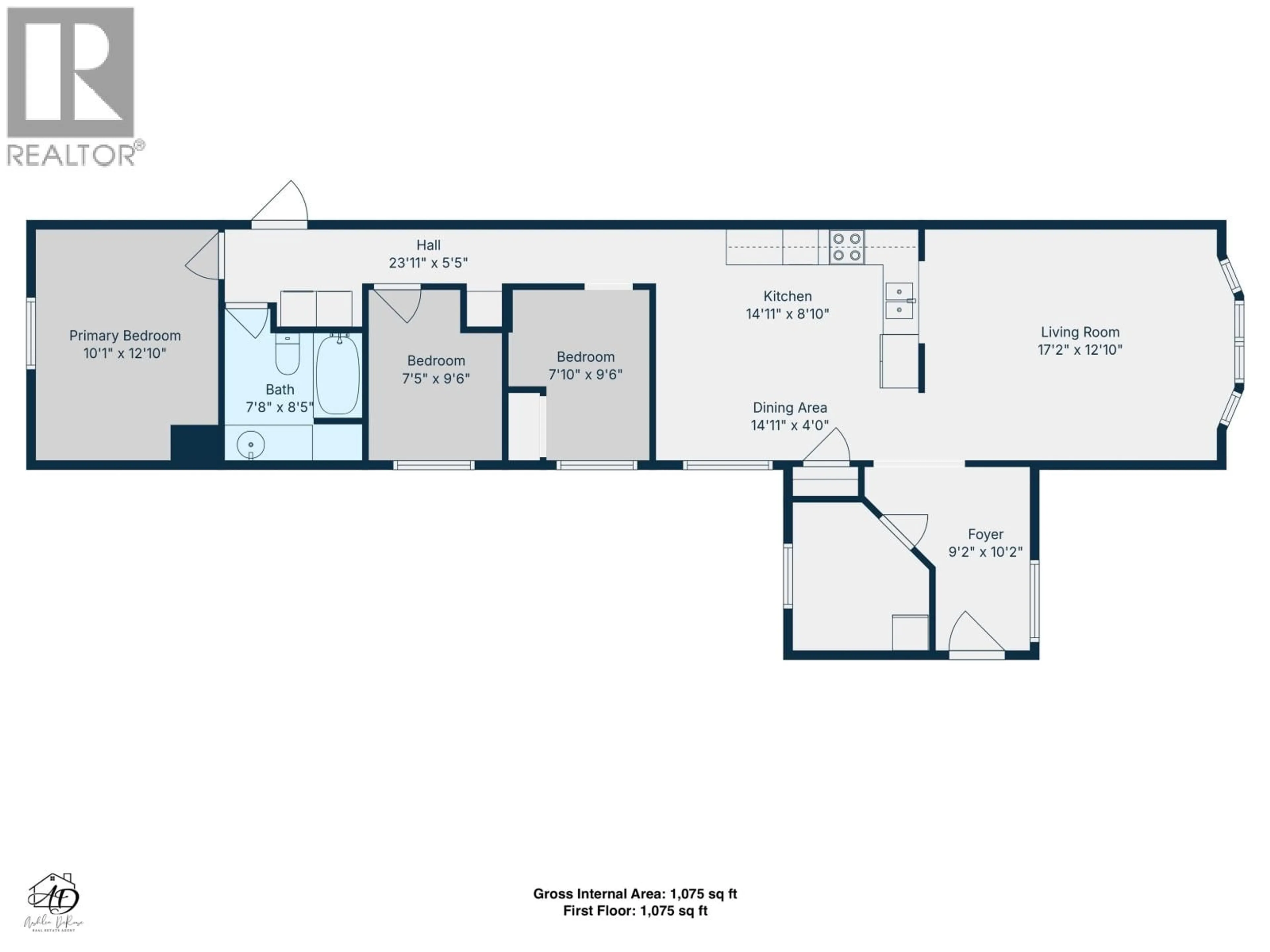 Floor plan for 9961 HOLLY STREET, Fort St. John British Columbia V1J8A8