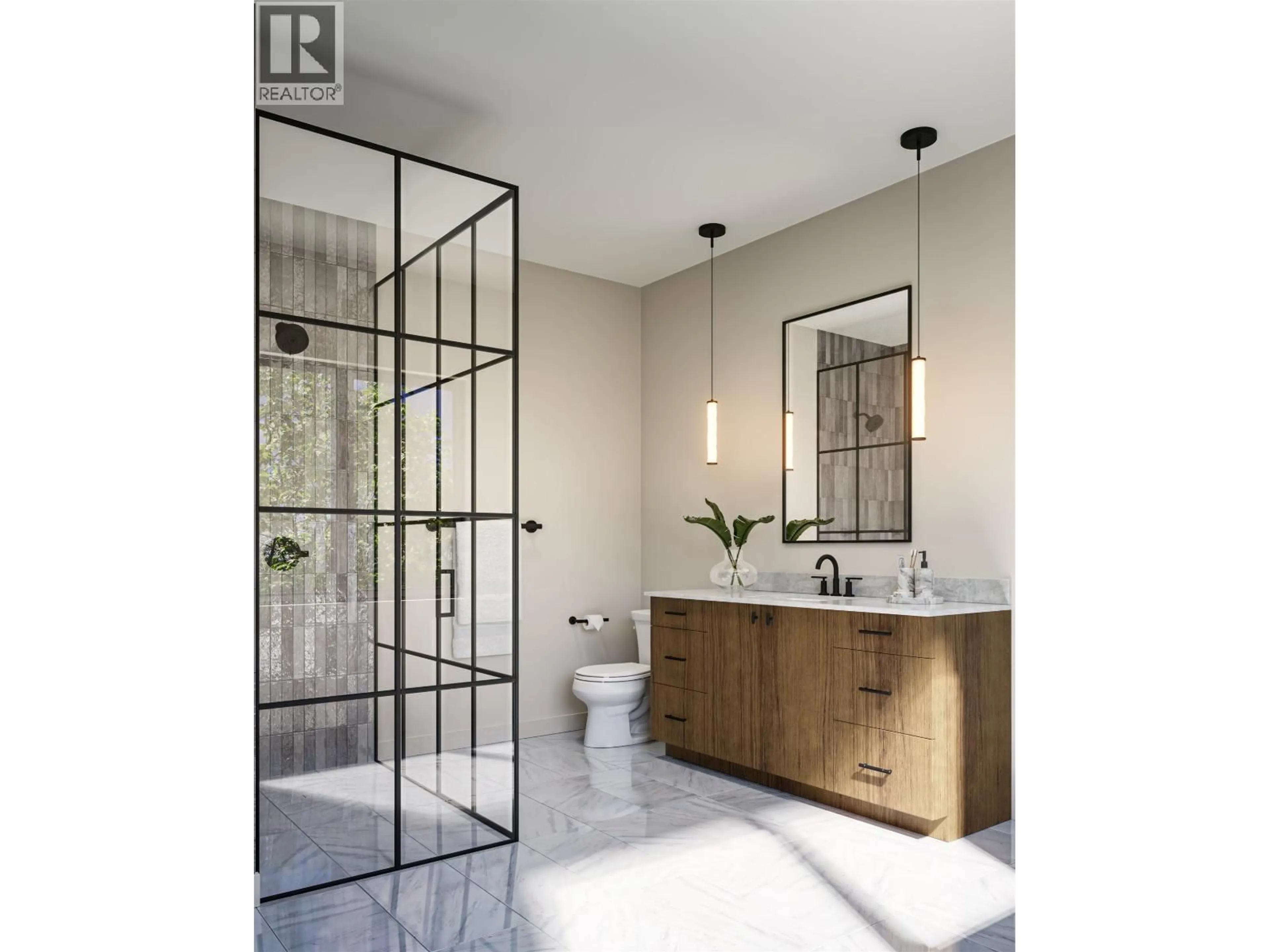 Contemporary bathroom, ceramic/tile floor for 2 - 2735 GRANT STREET, Vancouver British Columbia V5K3H1