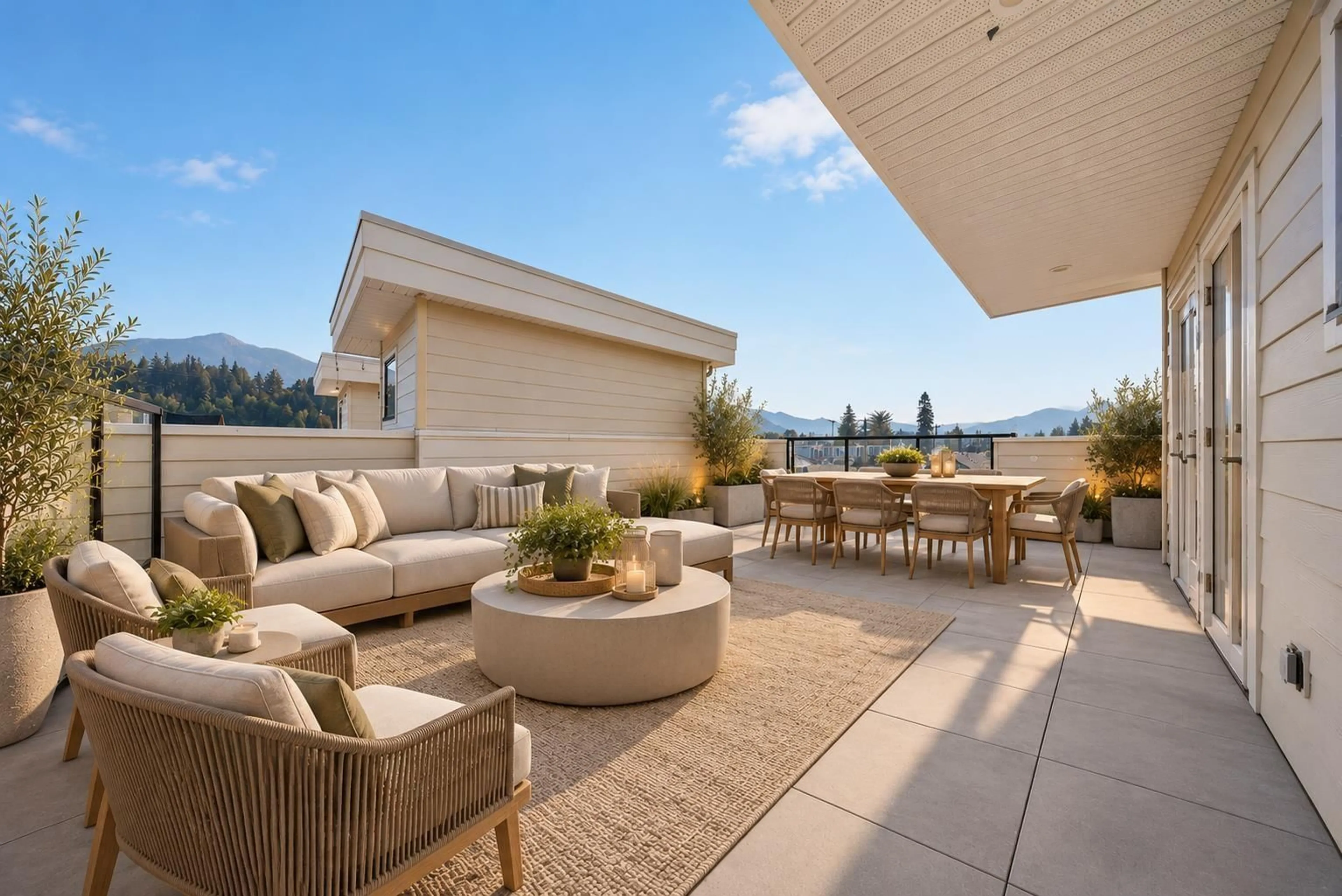Patio, mountain view for 209 - 46211 PROMONTORY ROAD, Chilliwack British Columbia V2R6E4