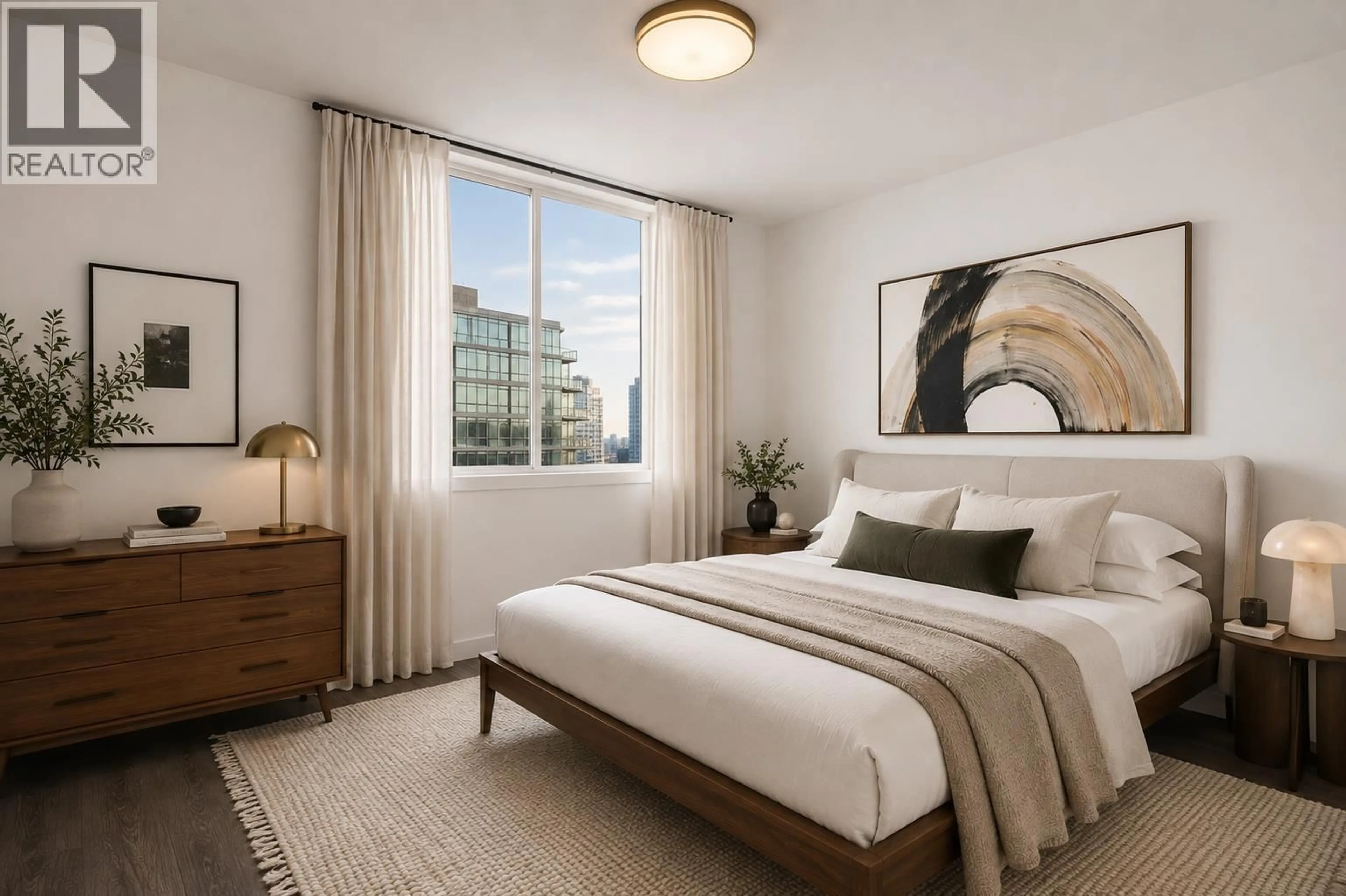 Bedroom with bed, unknown for 1505 - 1251 CARDERO STREET, Vancouver British Columbia V6G2H9