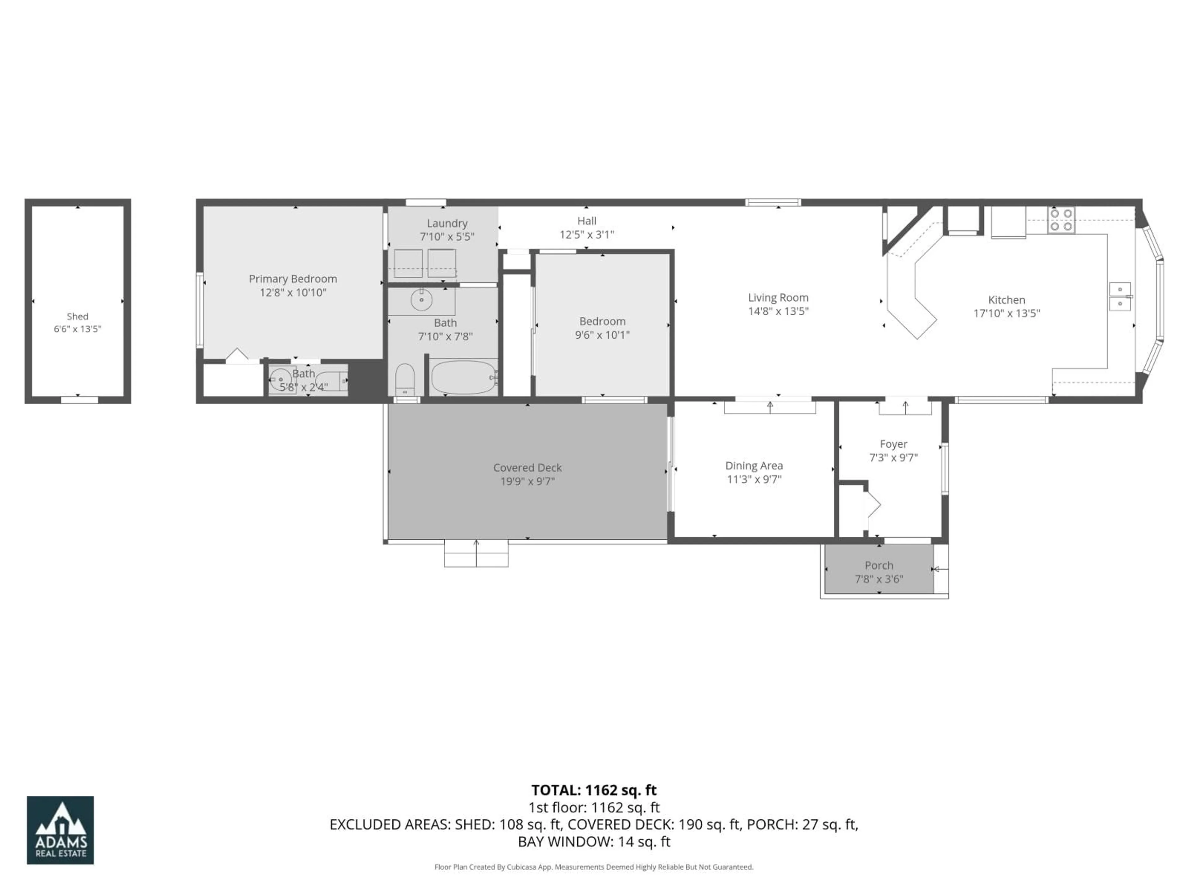Floor plan for 222 - 45835 SLEEPY HOLLOW ROAD, Cultus Lake British Columbia V2R5A9