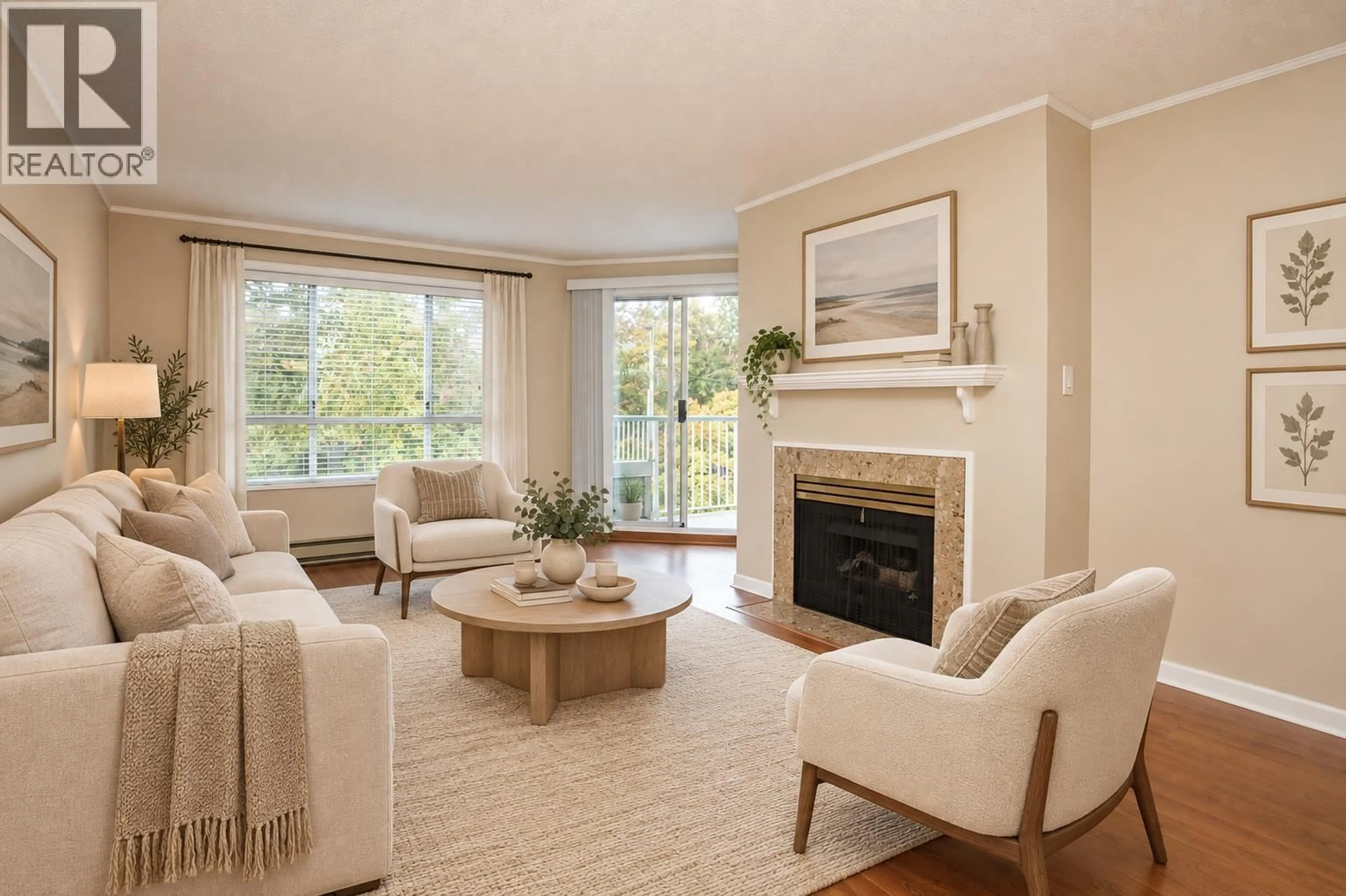 Living room with furniture, unknown for 207 - 8535 JONES ROAD, Richmond British Columbia V6Y1L7