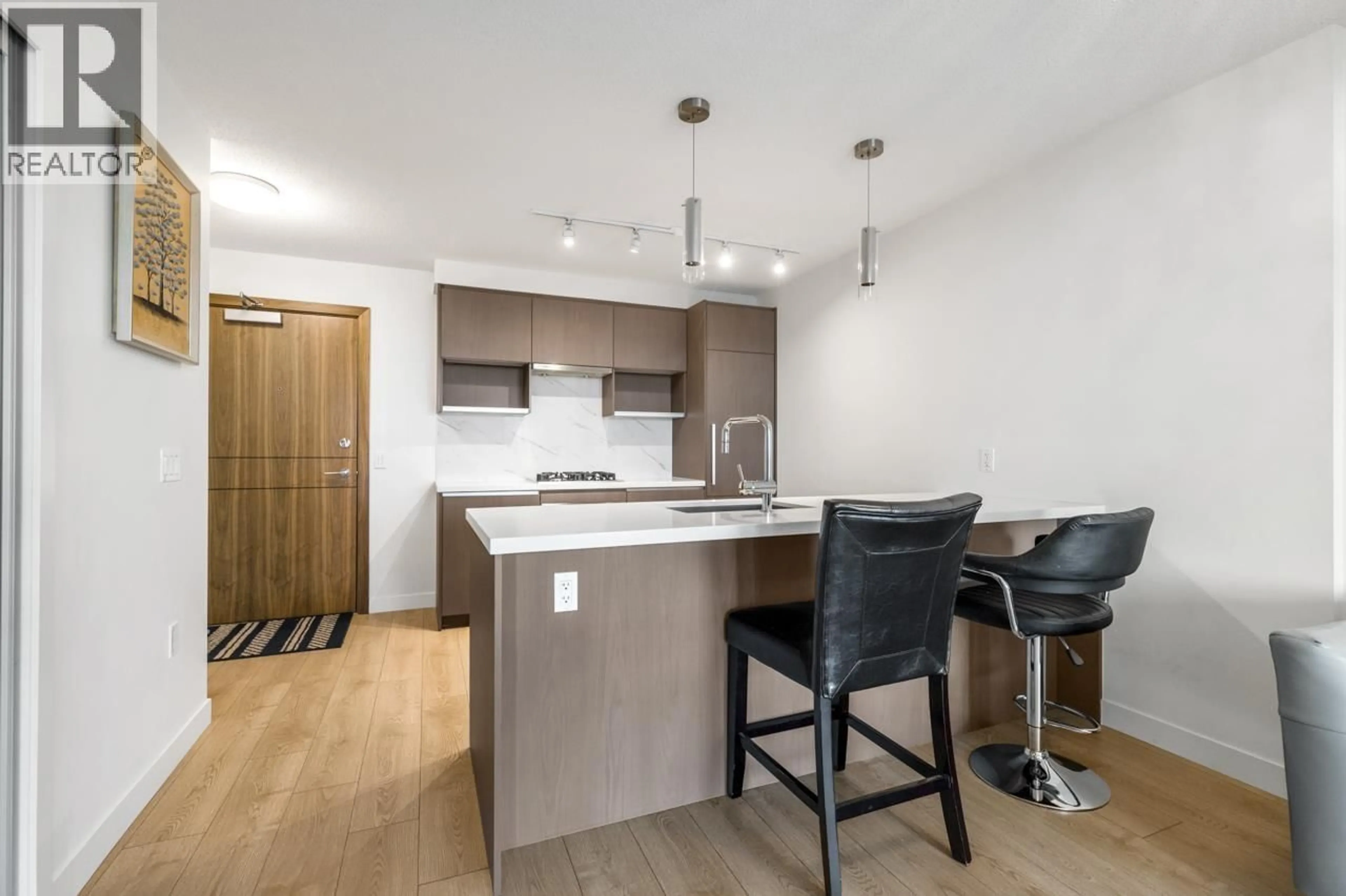 Open concept kitchen, wood/laminate floor for 1208 - 9099 COOK ROAD, Richmond British Columbia V6Y0G5