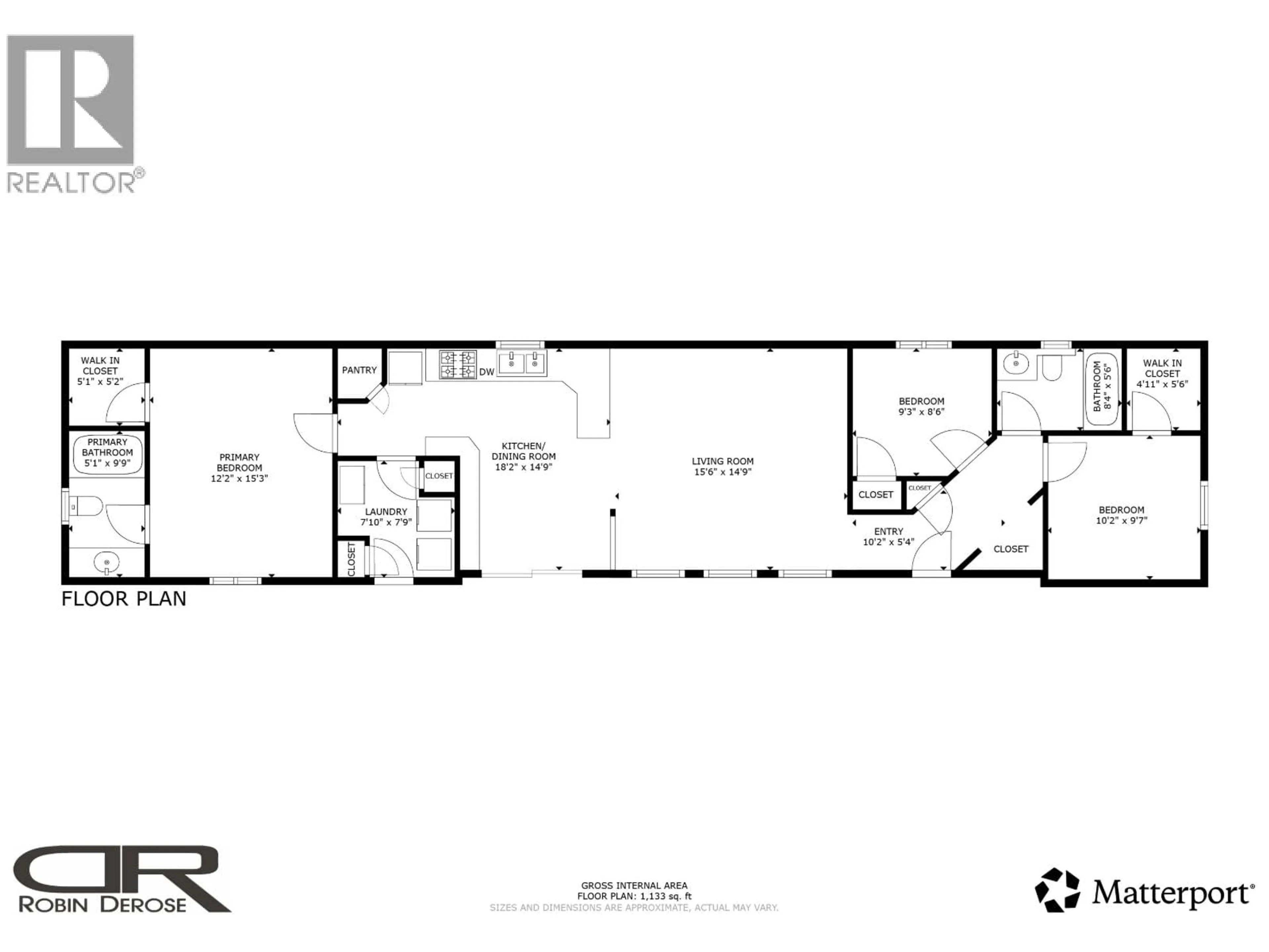 Floor plan for 53 - 9203 82 STREET, Fort St. John British Columbia V1J5G5