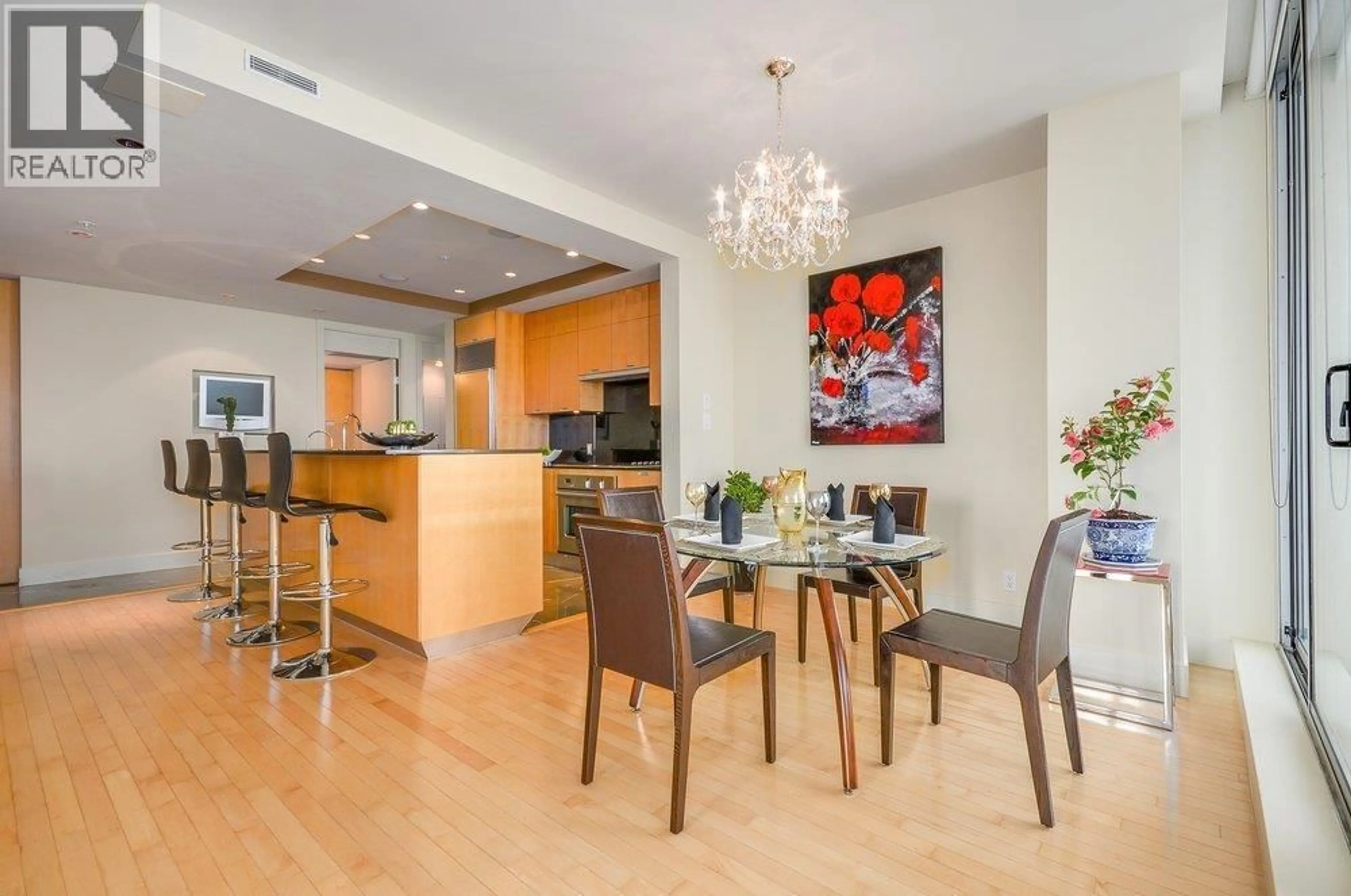 Dining room, unknown for 3304 - 1077 CORDOVA STREET, Vancouver British Columbia V6C2C6