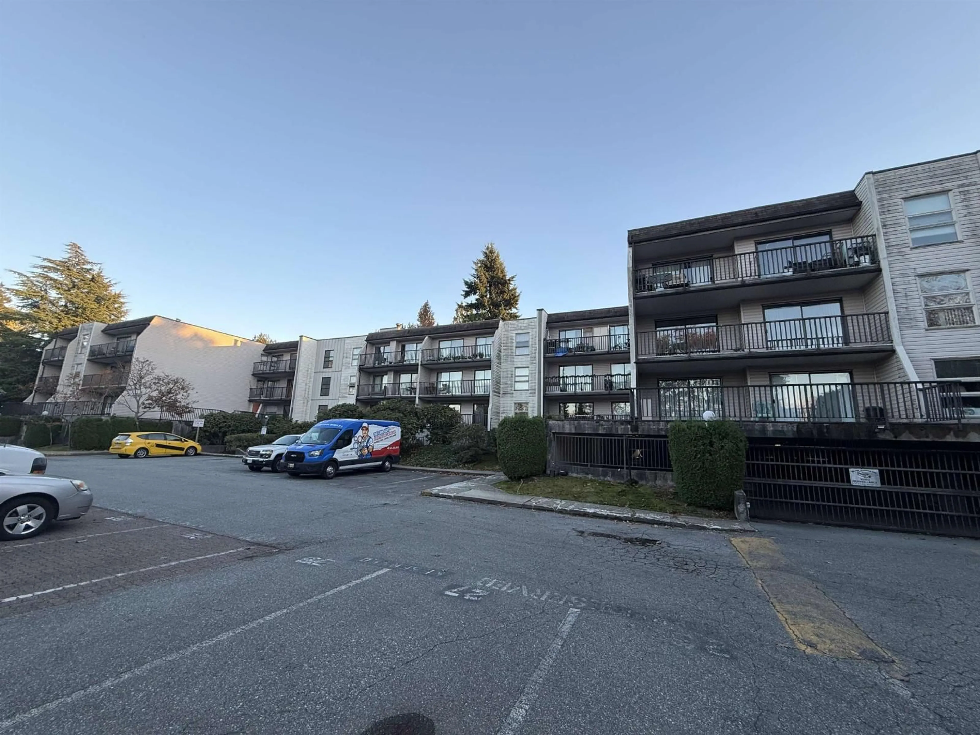 A pic from outside/outdoor area/front of a property/back of a property/a pic from drone, mountain view for 317 - 15268 100 AVENUE, Surrey British Columbia V3R7V1
