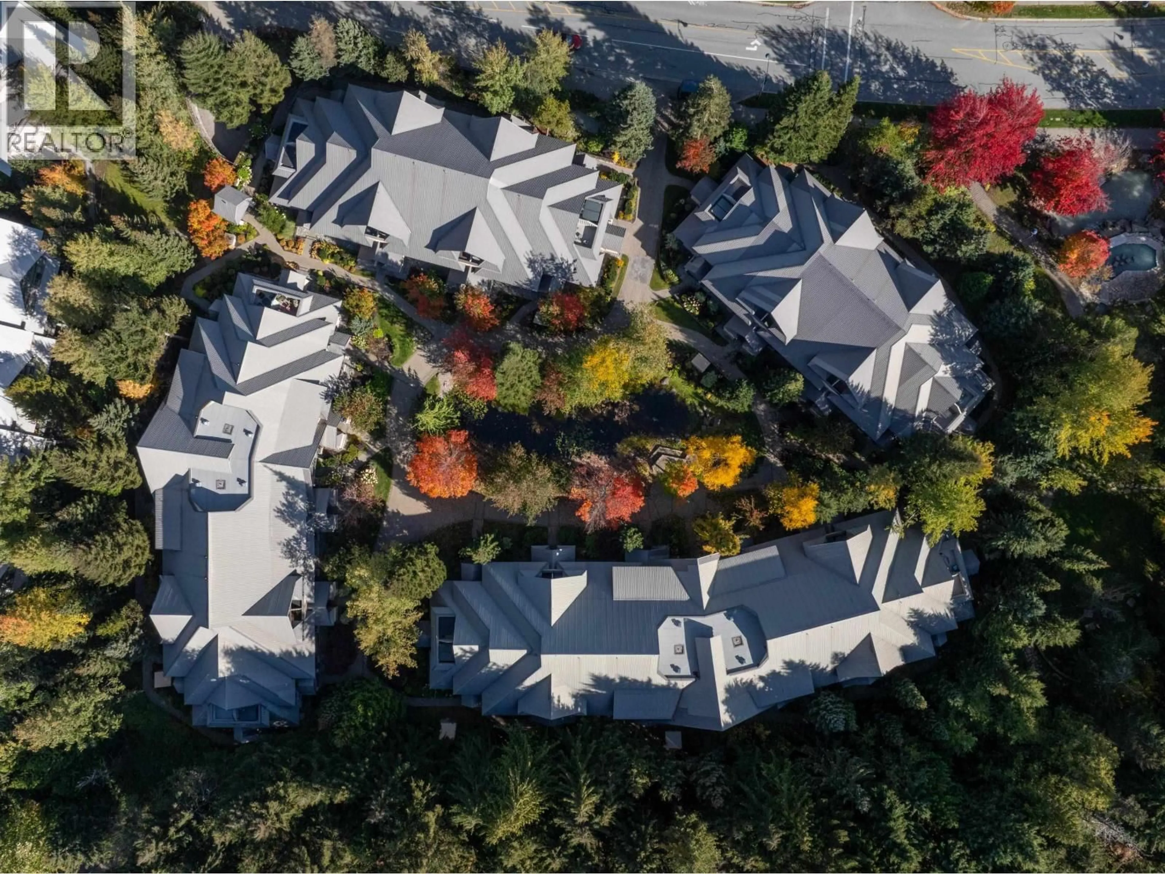 A pic from outside/outdoor area/front of a property/back of a property/a pic from drone, street for 25 - 4335 NORTHLANDS BOULEVARD, Whistler British Columbia V0N1B4