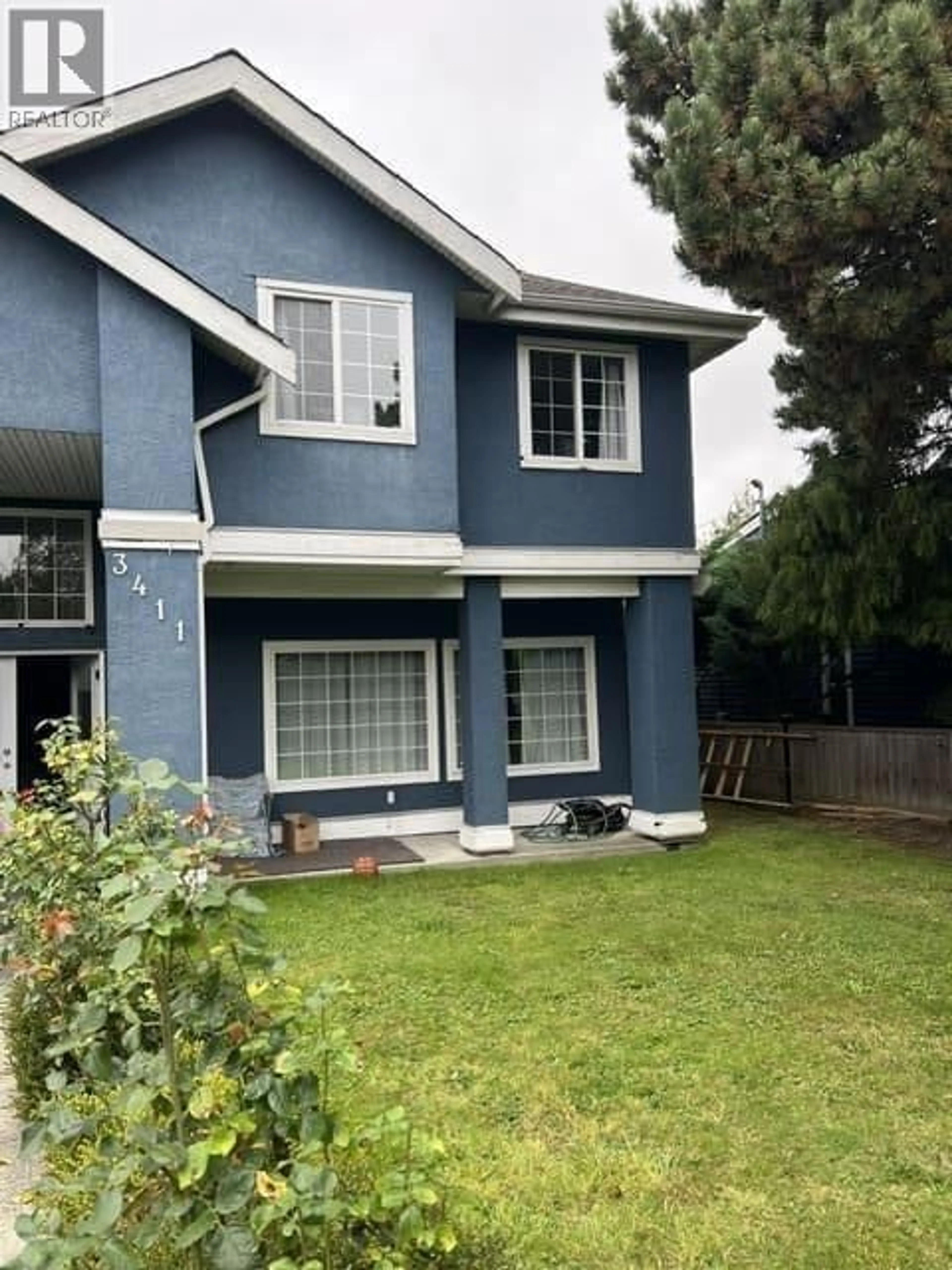 Home with vinyl exterior material, street for 3411 CATALINA CRESCENT, Richmond British Columbia V7B1E3