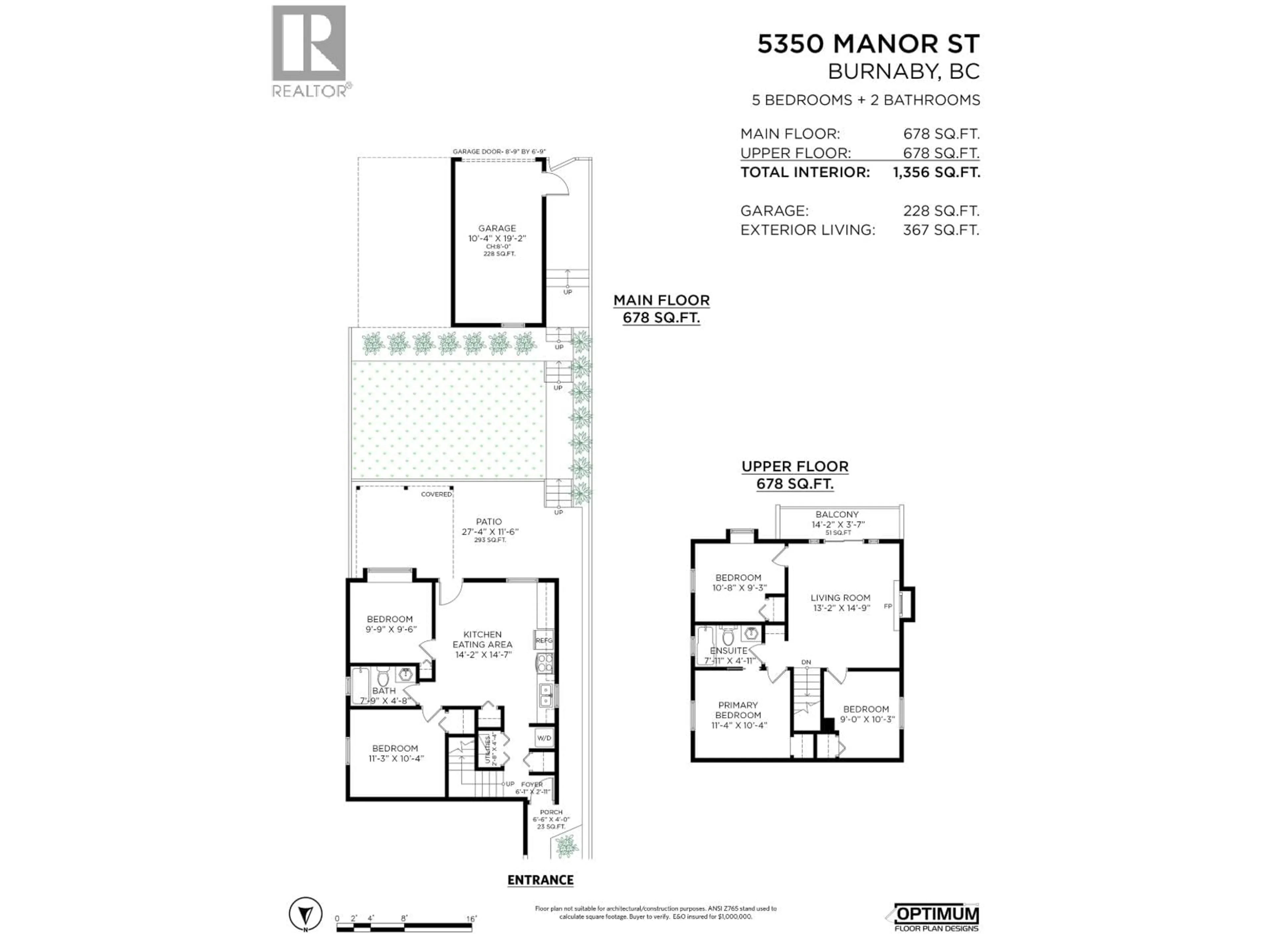 Floor plan for 5350 MANOR STREET, Burnaby British Columbia V5G1B7