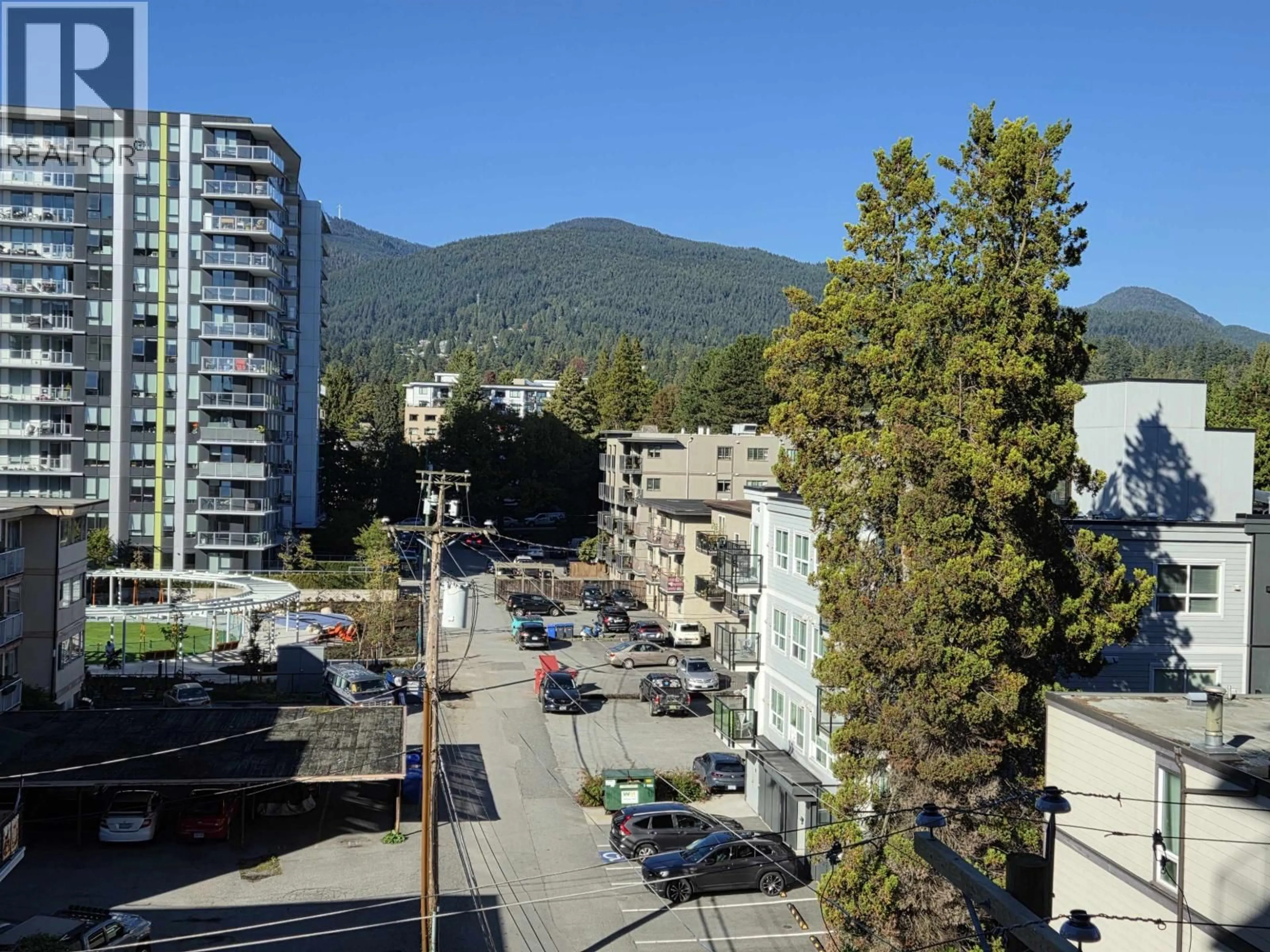 A pic from outside/outdoor area/front of a property/back of a property/a pic from drone, city buildings view from balcony for 303 - 150 15TH STREET, North Vancouver British Columbia V7L4N9