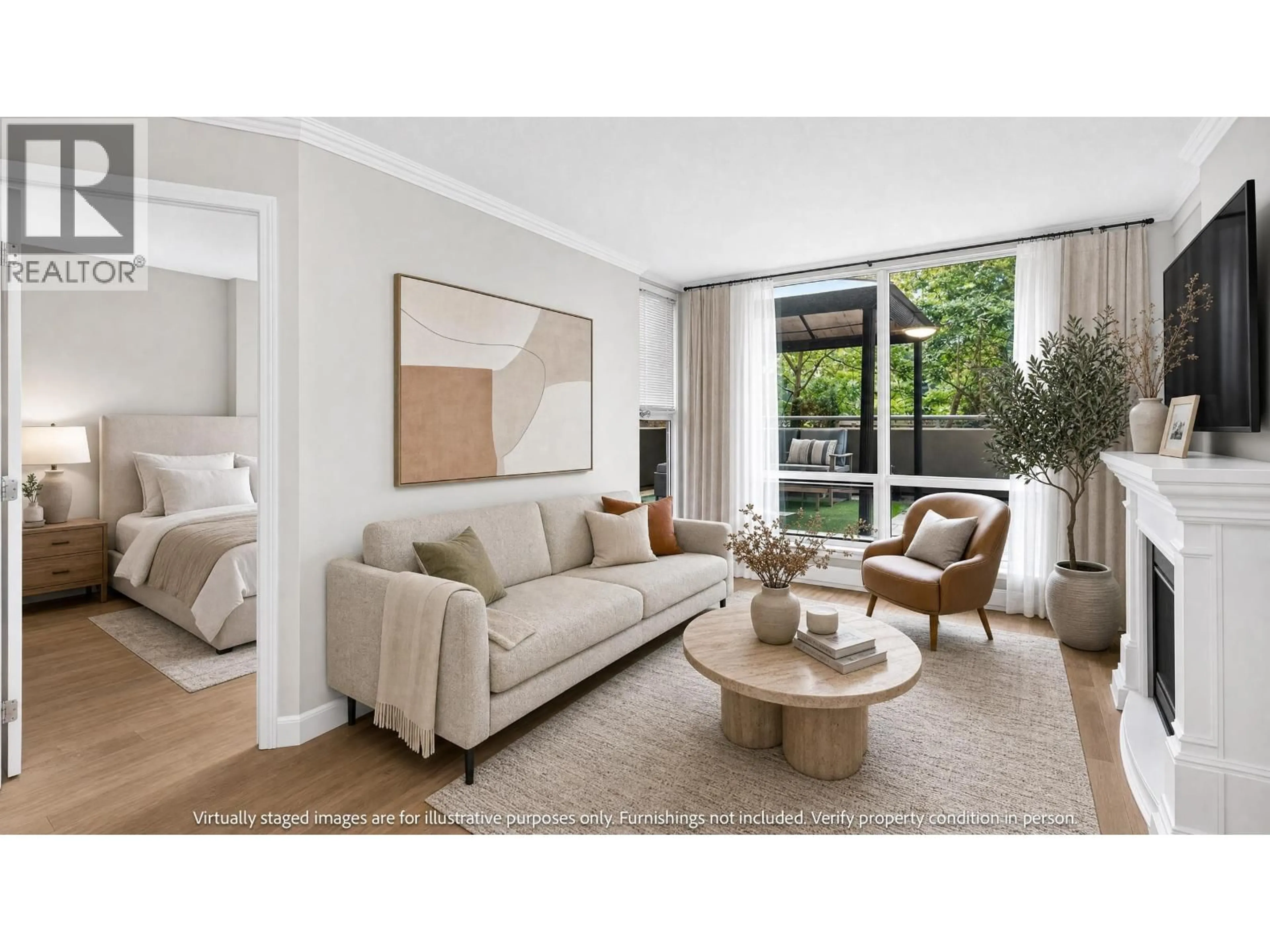 Living room with furniture, unknown for 506 - 1166 MELVILLE STREET, Vancouver British Columbia V6E4P5