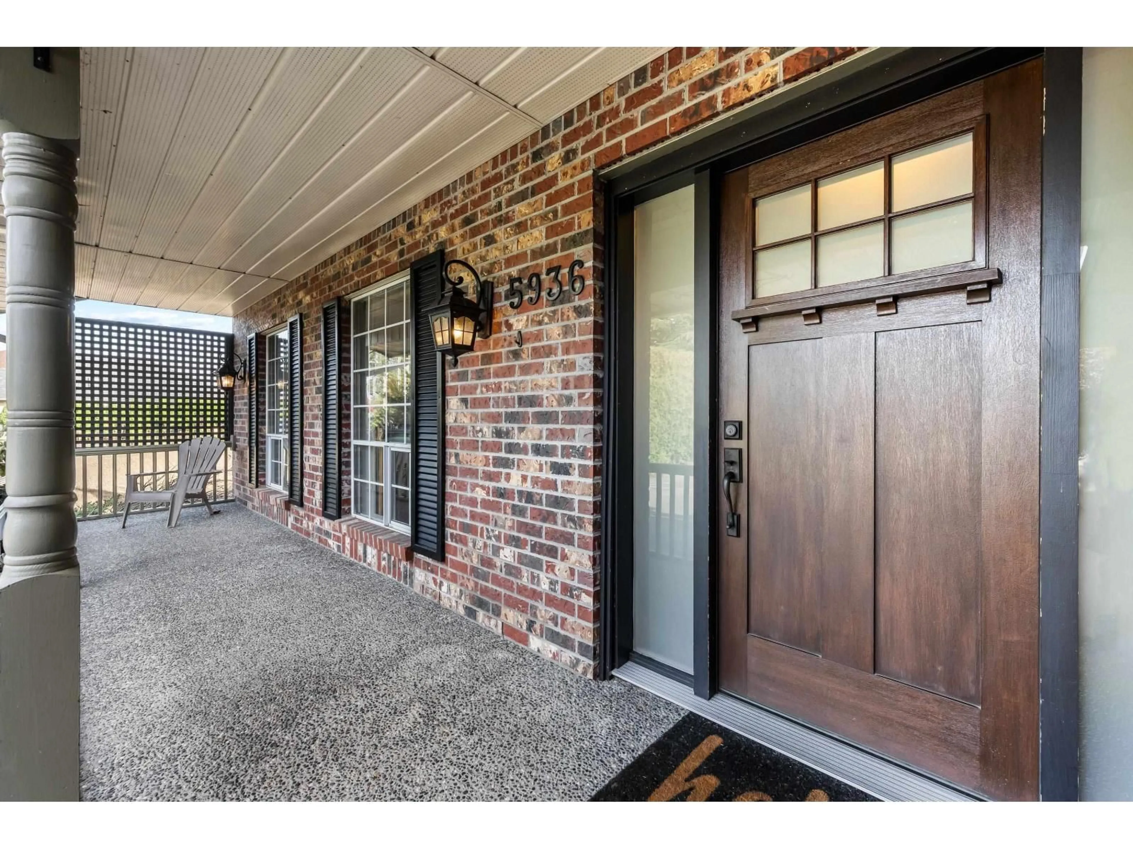 Home with brick exterior material, street for 5936 CARTER ROAD, Chilliwack British Columbia V2R3J8