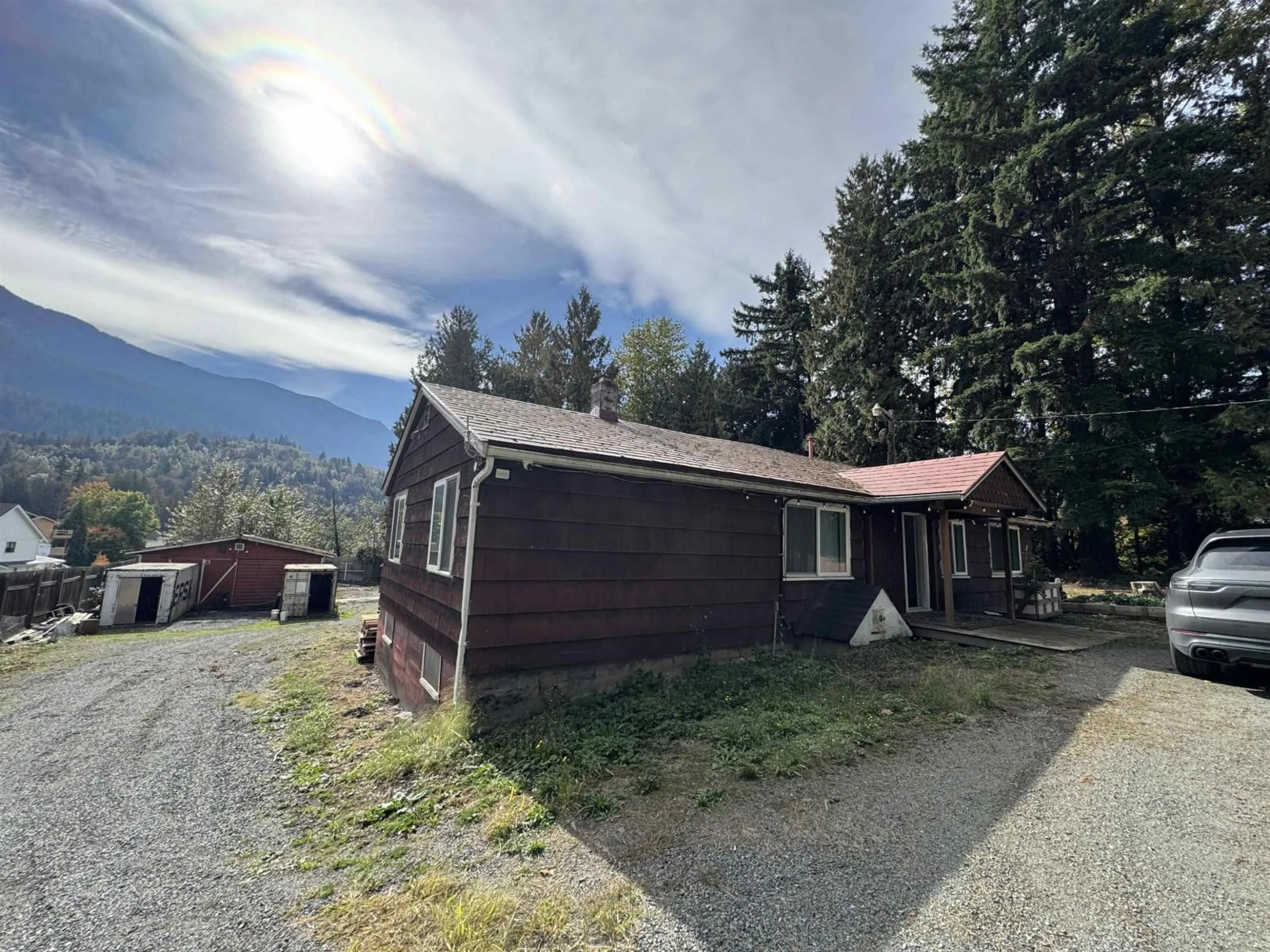 A pic from outside/outdoor area/front of a property/back of a property/a pic from drone, mountain view for 52844 YALE ROAD, Rosedale British Columbia V0X1X1