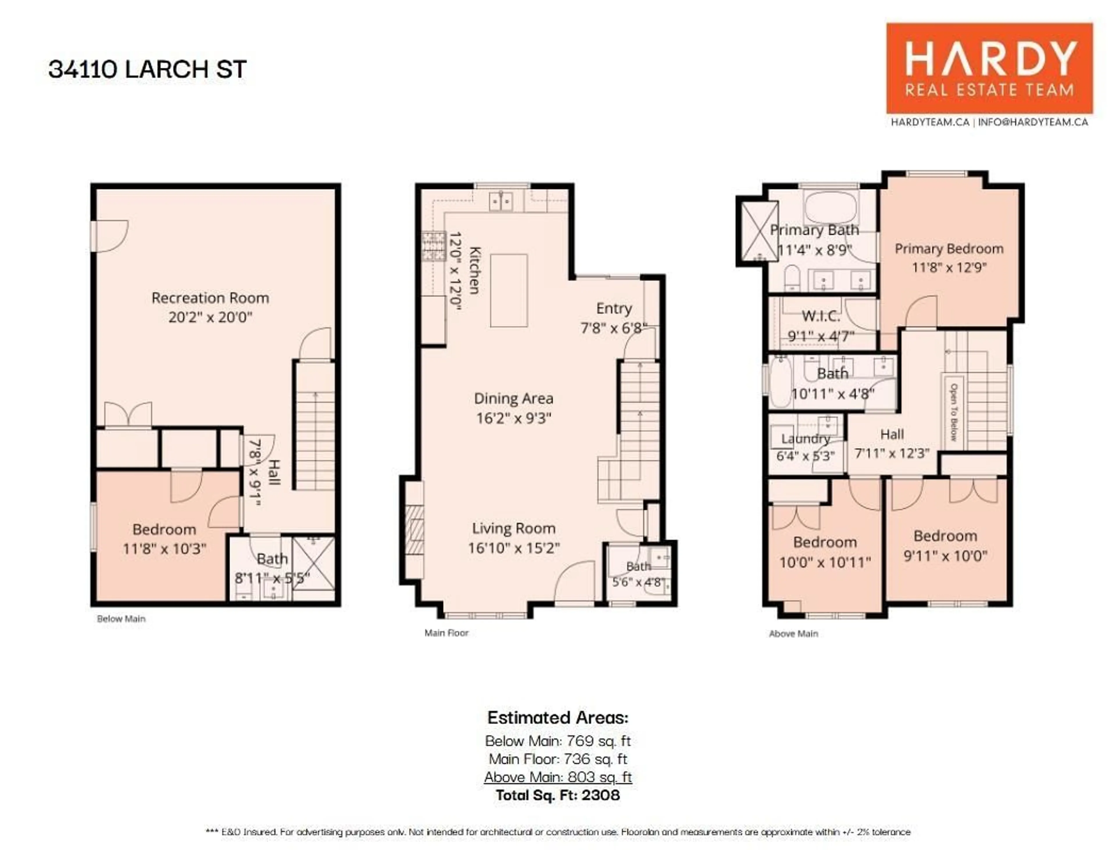 Floor plan for 34110 LARCH STREET, Abbotsford British Columbia V2S0K4