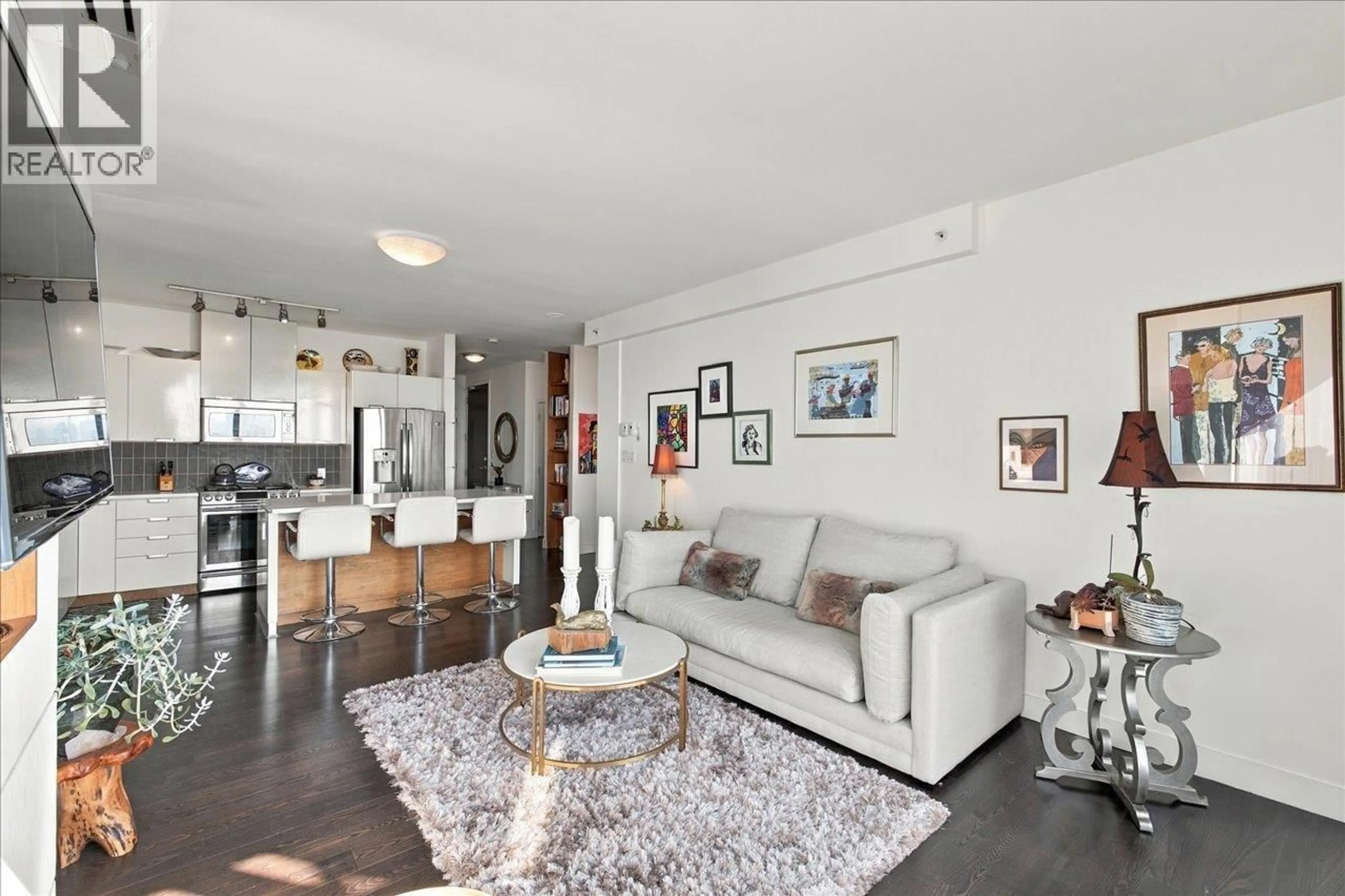 Living room with furniture, unknown for 1803 - 151 2ND STREET, North Vancouver British Columbia V7M3P1