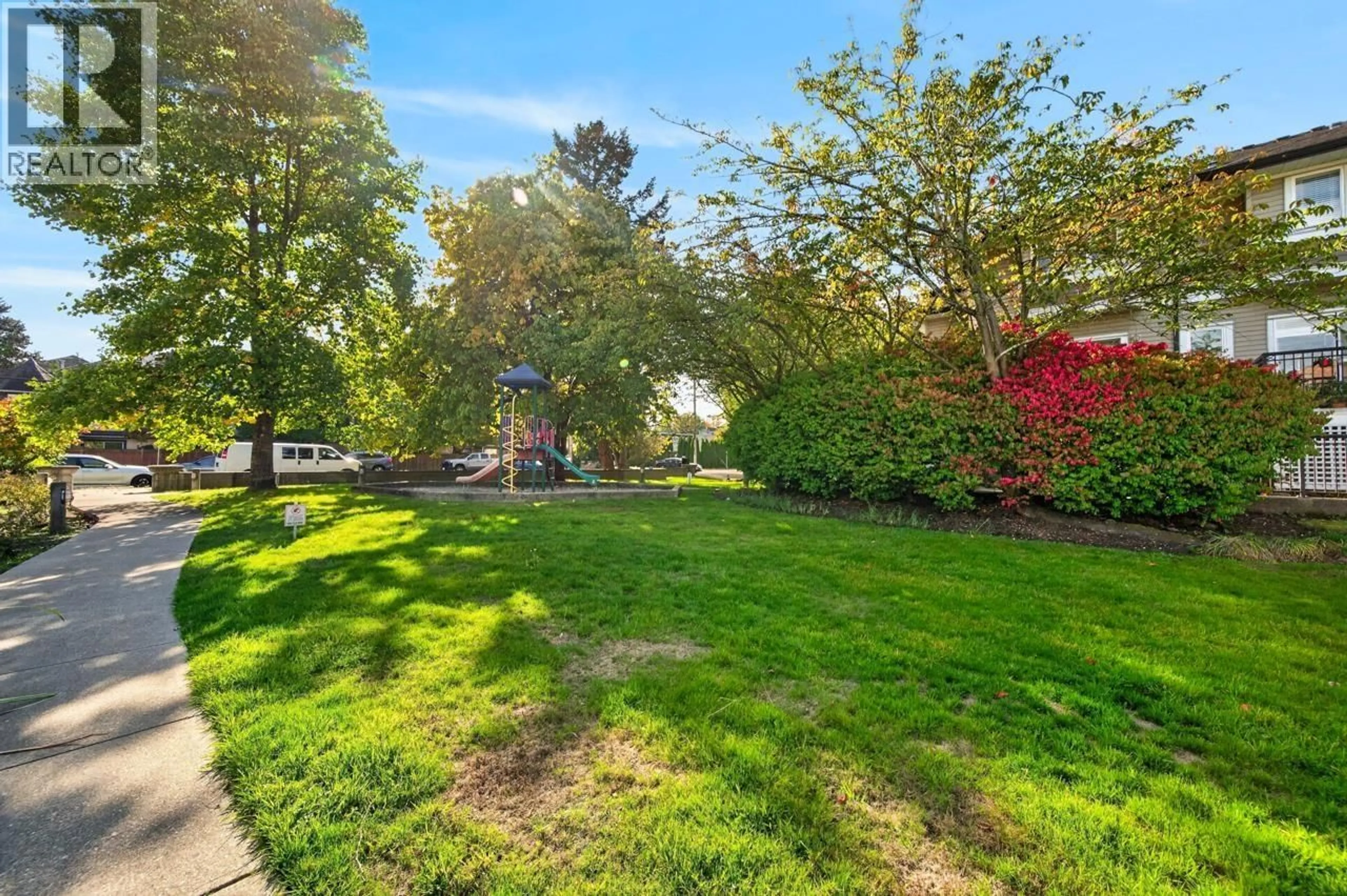 A pic from outside/outdoor area/front of a property/back of a property/a pic from drone, street for 9 - 8433 BENNETT ROAD, Richmond British Columbia V6Y4E5