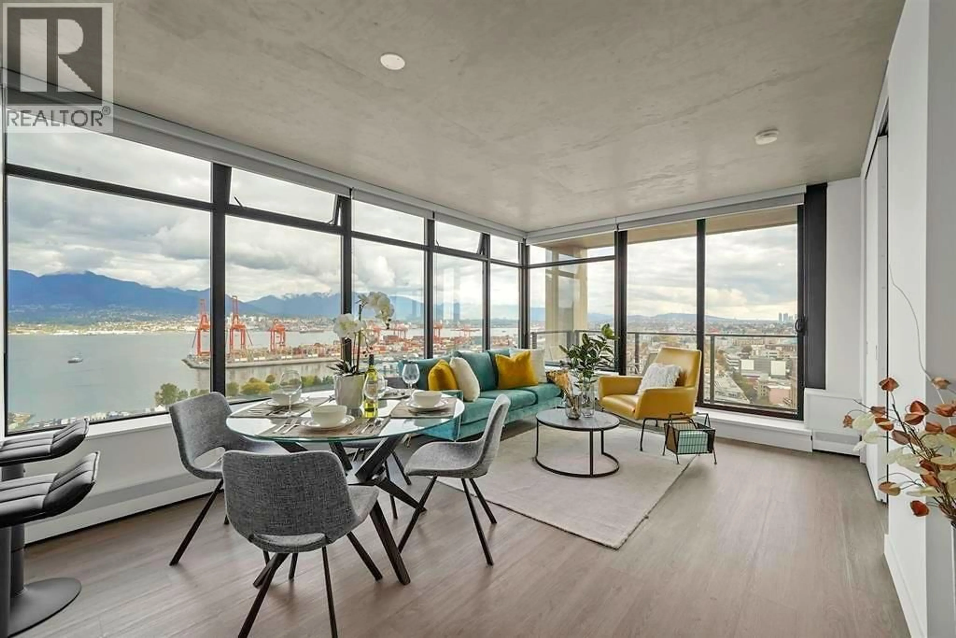 Living room with furniture, unknown for 2201 - 108 CORDOVA STREET, Vancouver British Columbia V6B0G5
