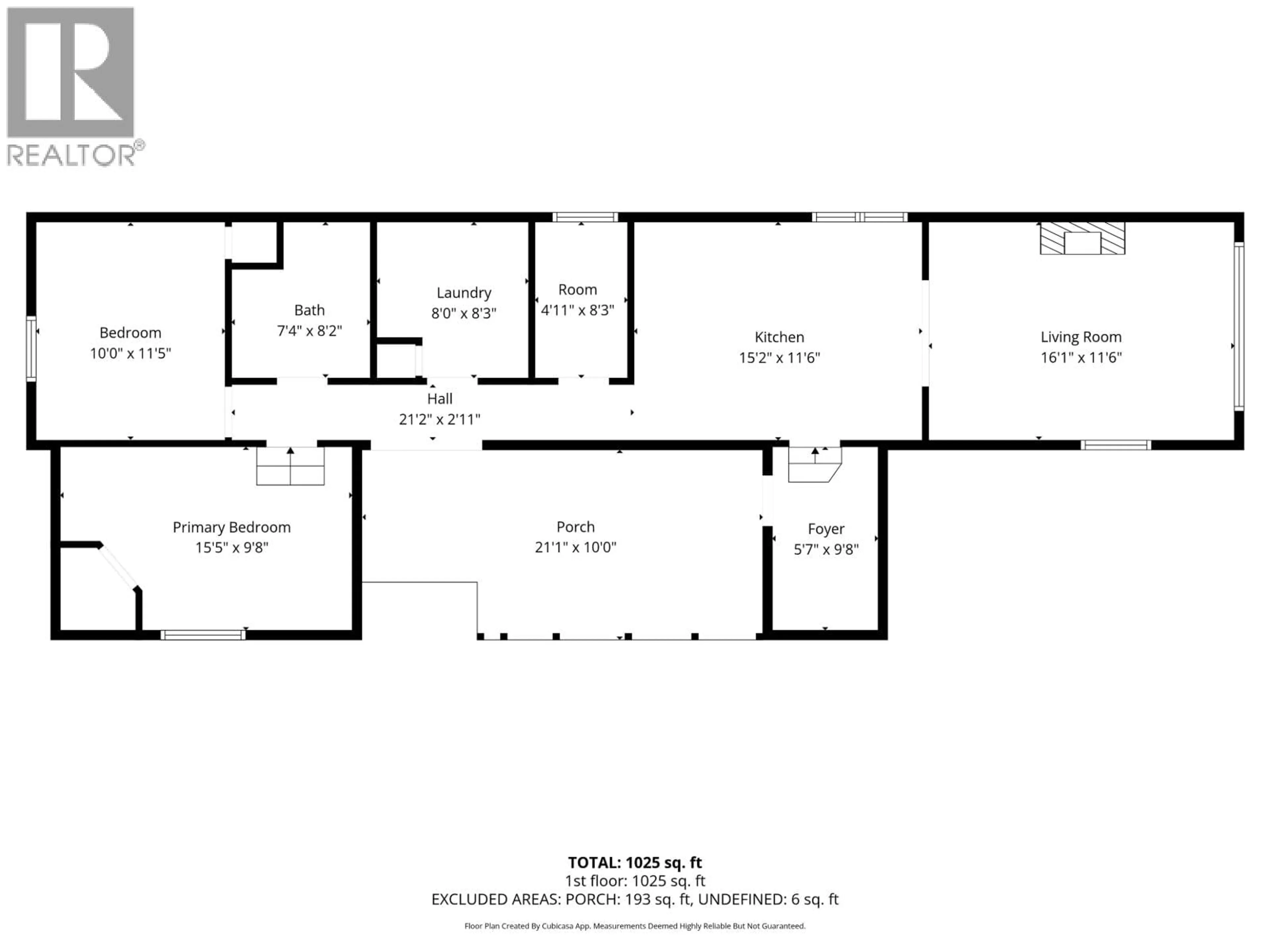 Floor plan for 106 - 5130 NORTH NECHAKO ROAD, Prince George British Columbia V2K4W1