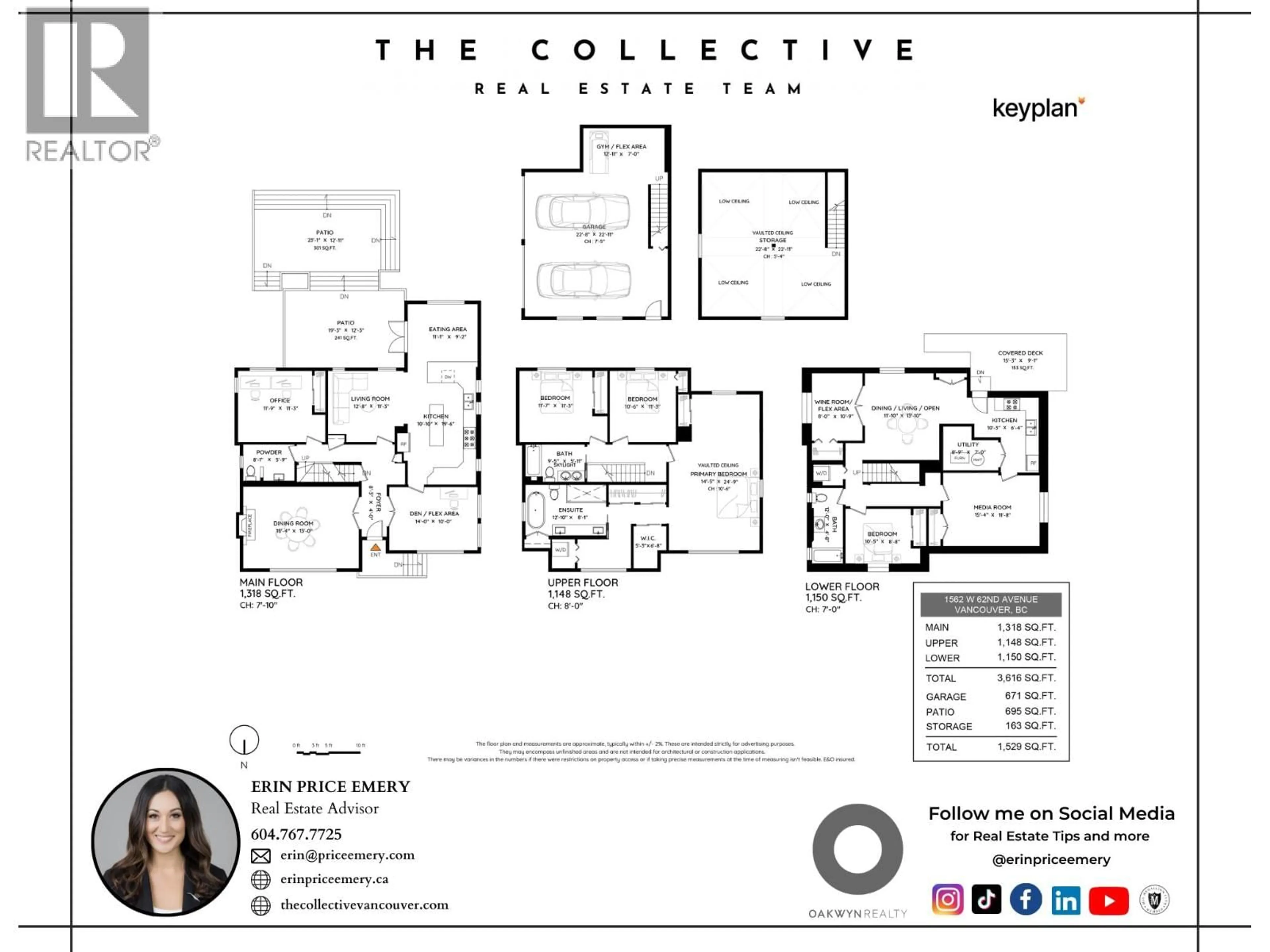 Floor plan for 1562 62ND AVENUE, Vancouver British Columbia V6P2E9
