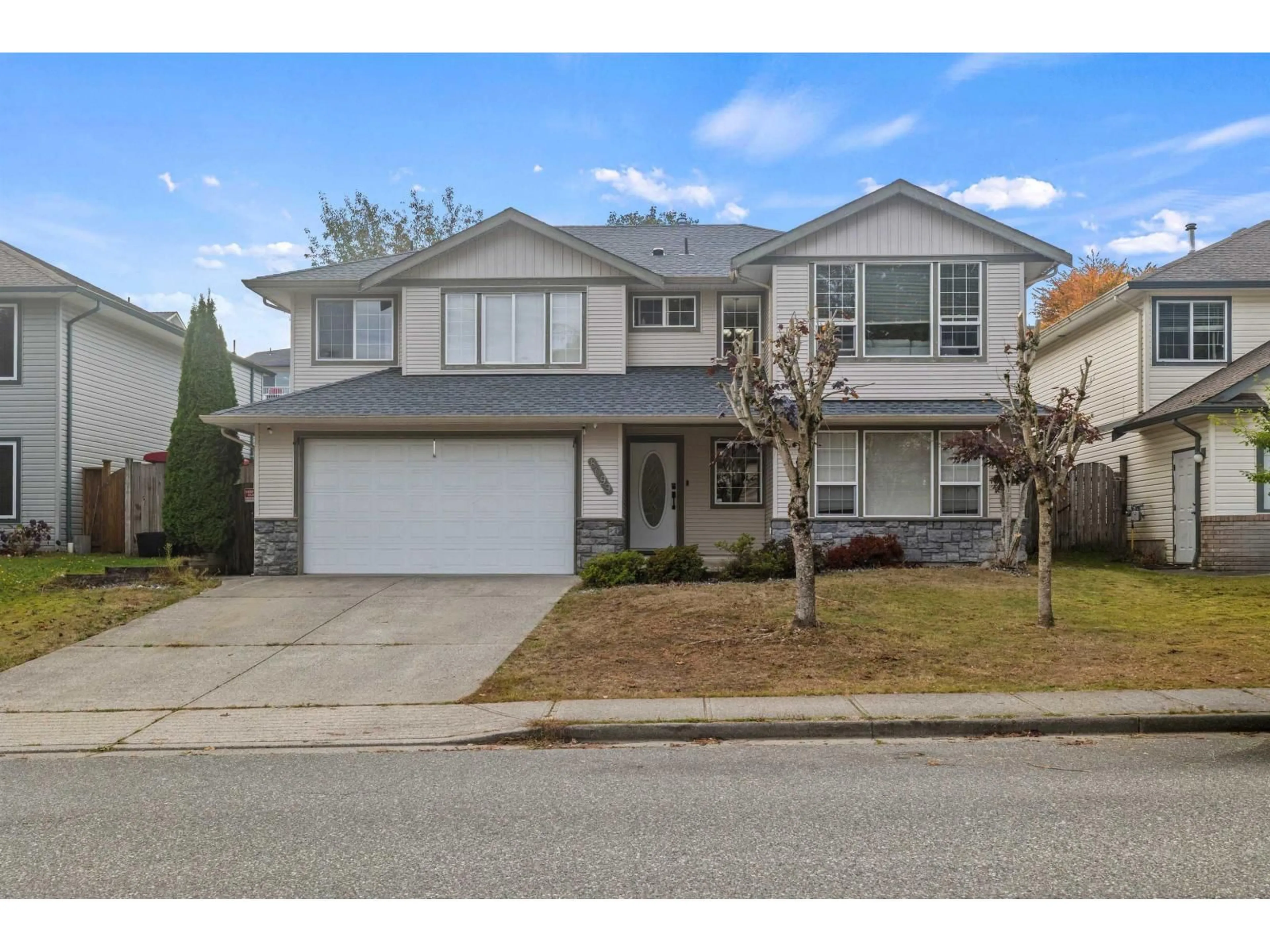 Home with vinyl exterior material, street for 8099 TOPPER DRIVE, Mission British Columbia V2V7A8