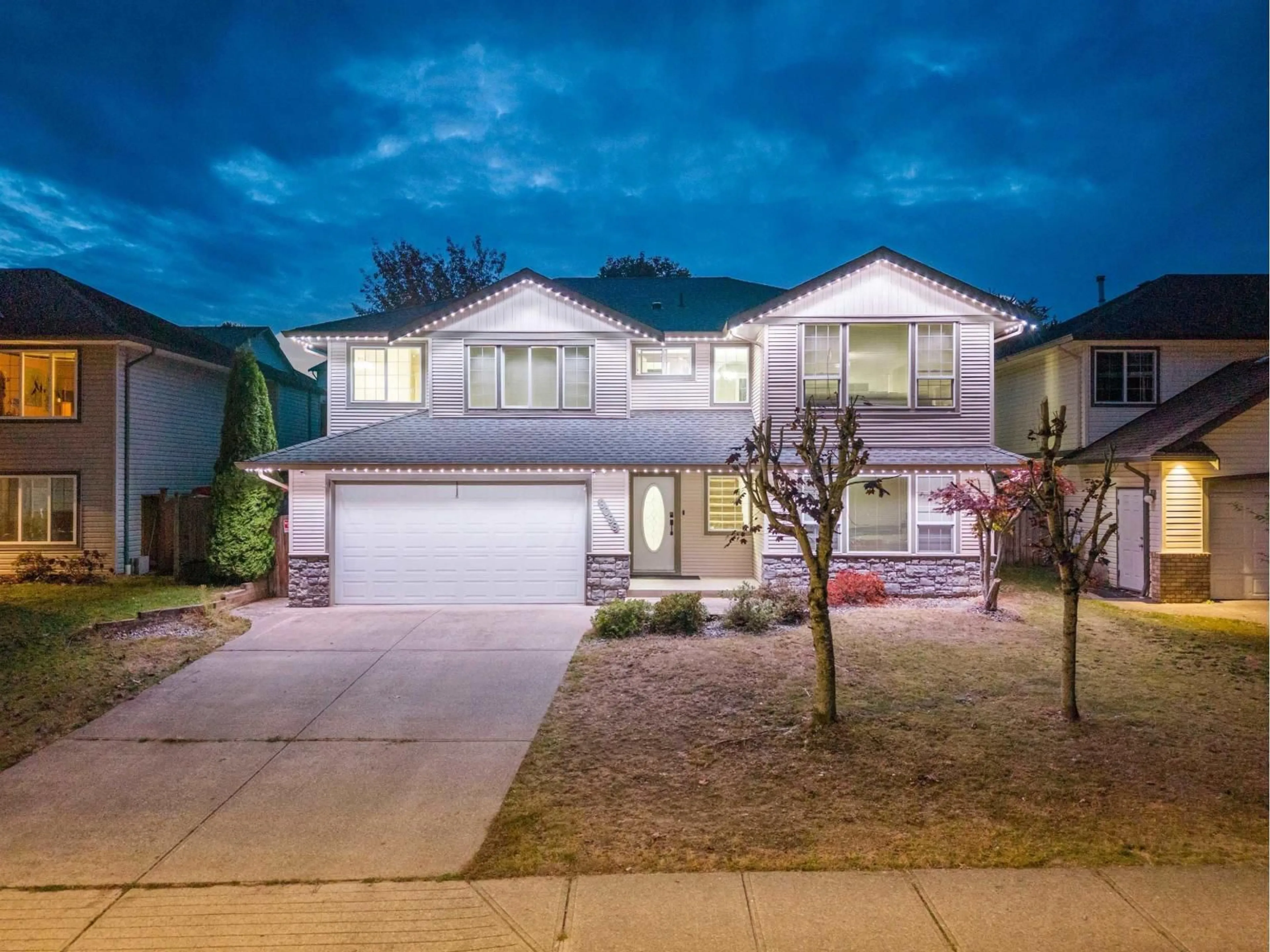 Home with vinyl exterior material, street for 8099 TOPPER DRIVE, Mission British Columbia V2V7A8