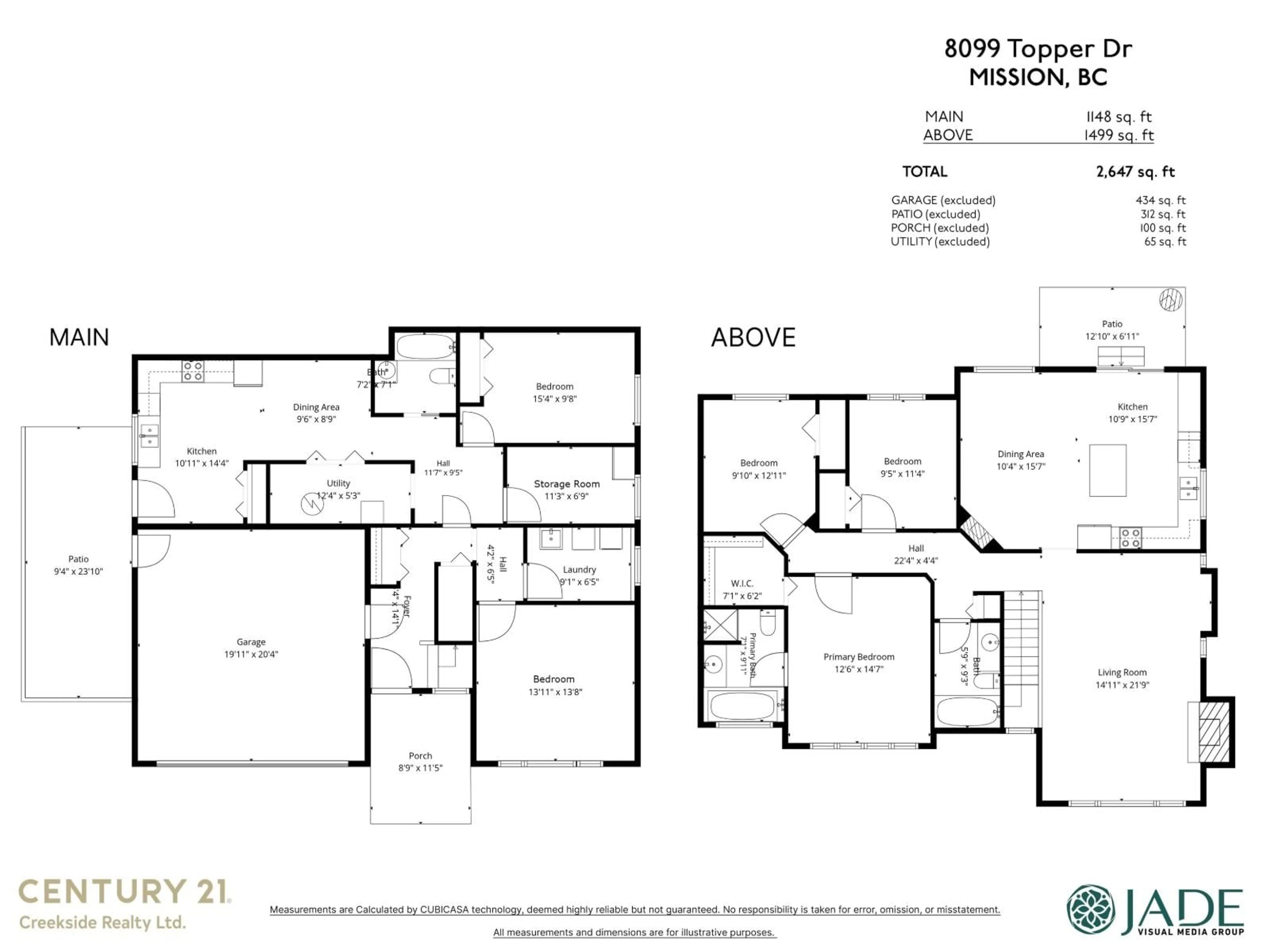 Floor plan for 8099 TOPPER DRIVE, Mission British Columbia V2V7A8