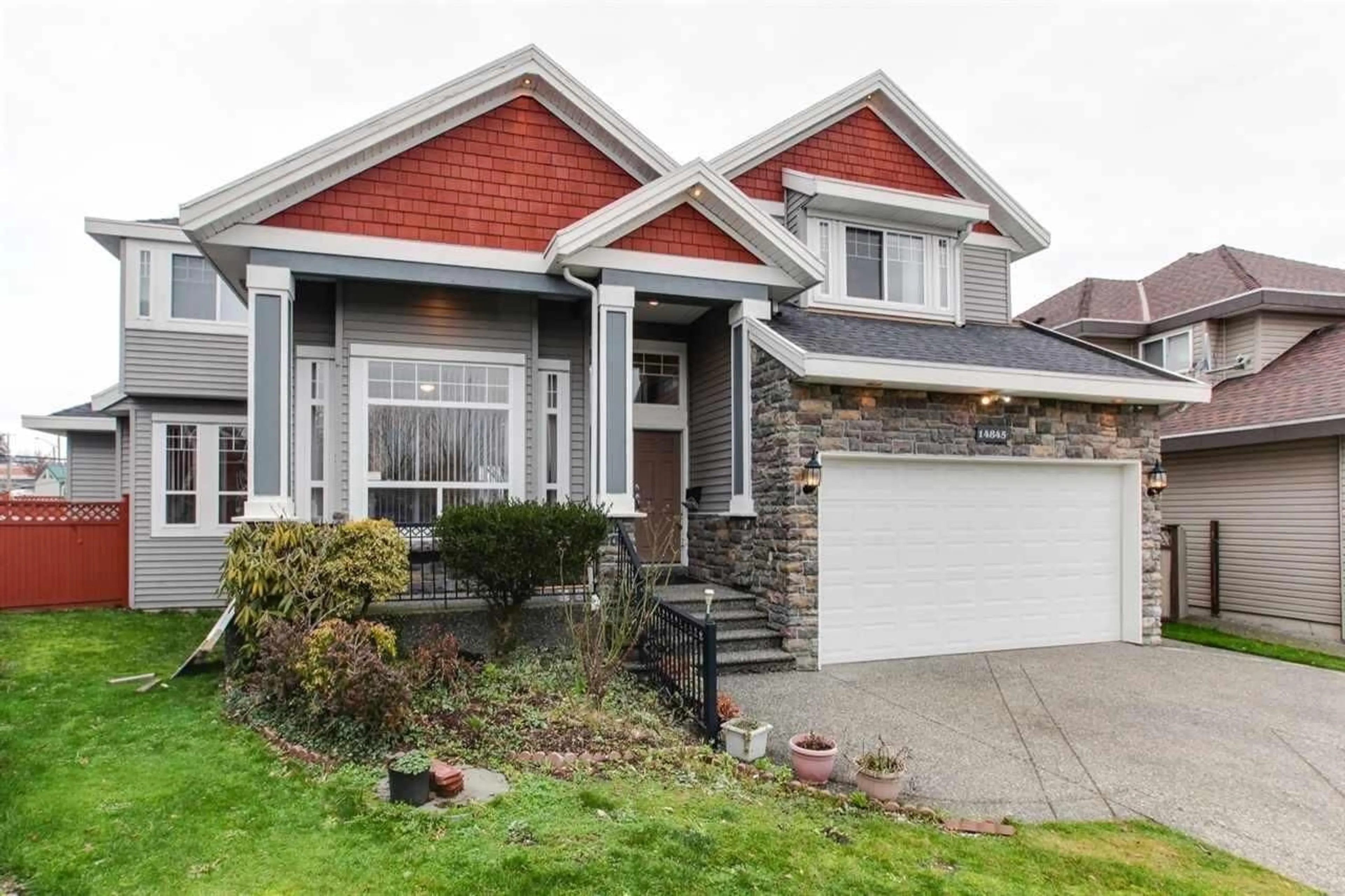 Home with vinyl exterior material, street for 14845 69A AVENUE, Surrey British Columbia V3S0Y9