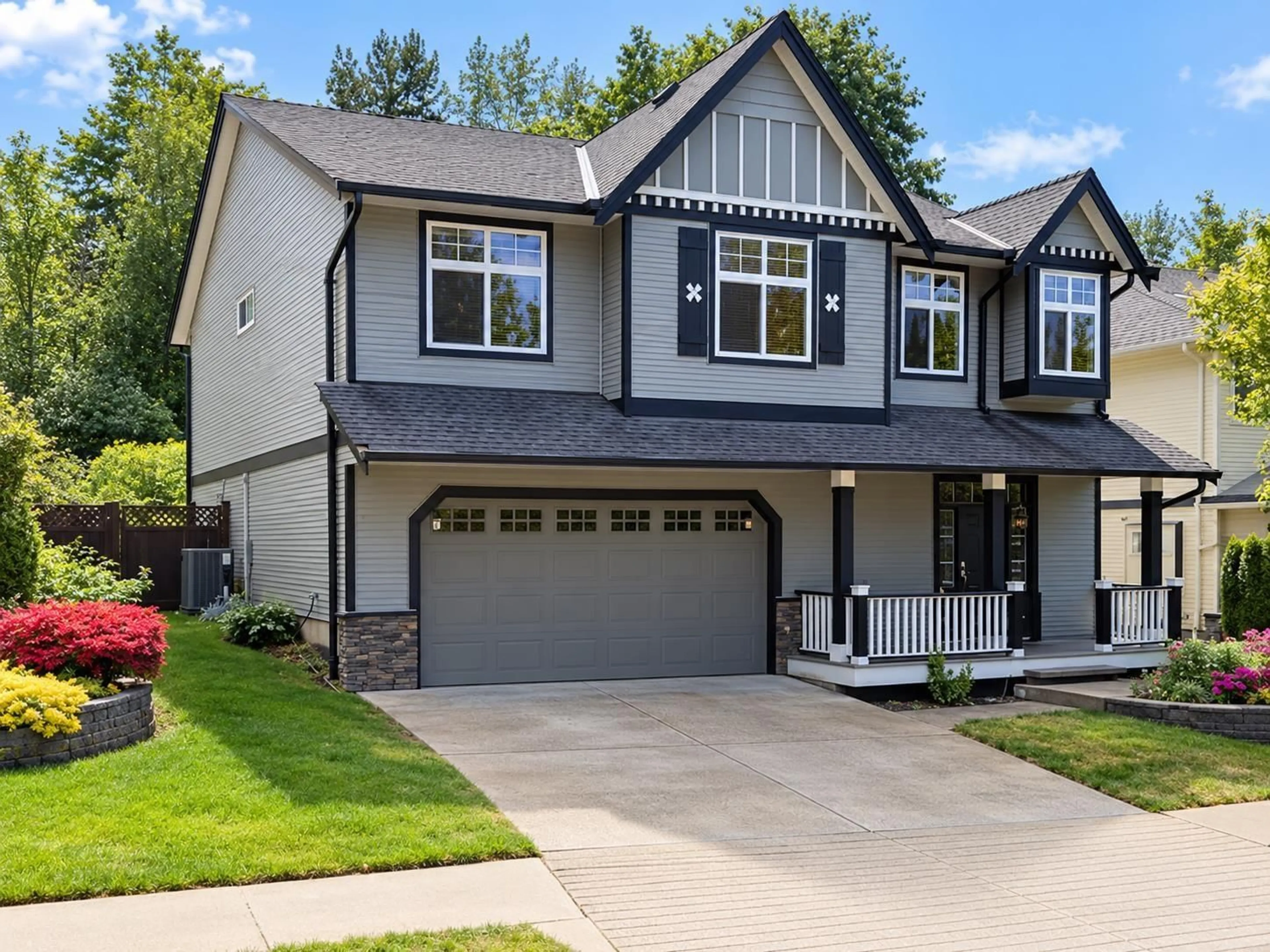 Home with vinyl exterior material, street for 36220 BUCKINGHAM DRIVE, Abbotsford British Columbia V3G3C8