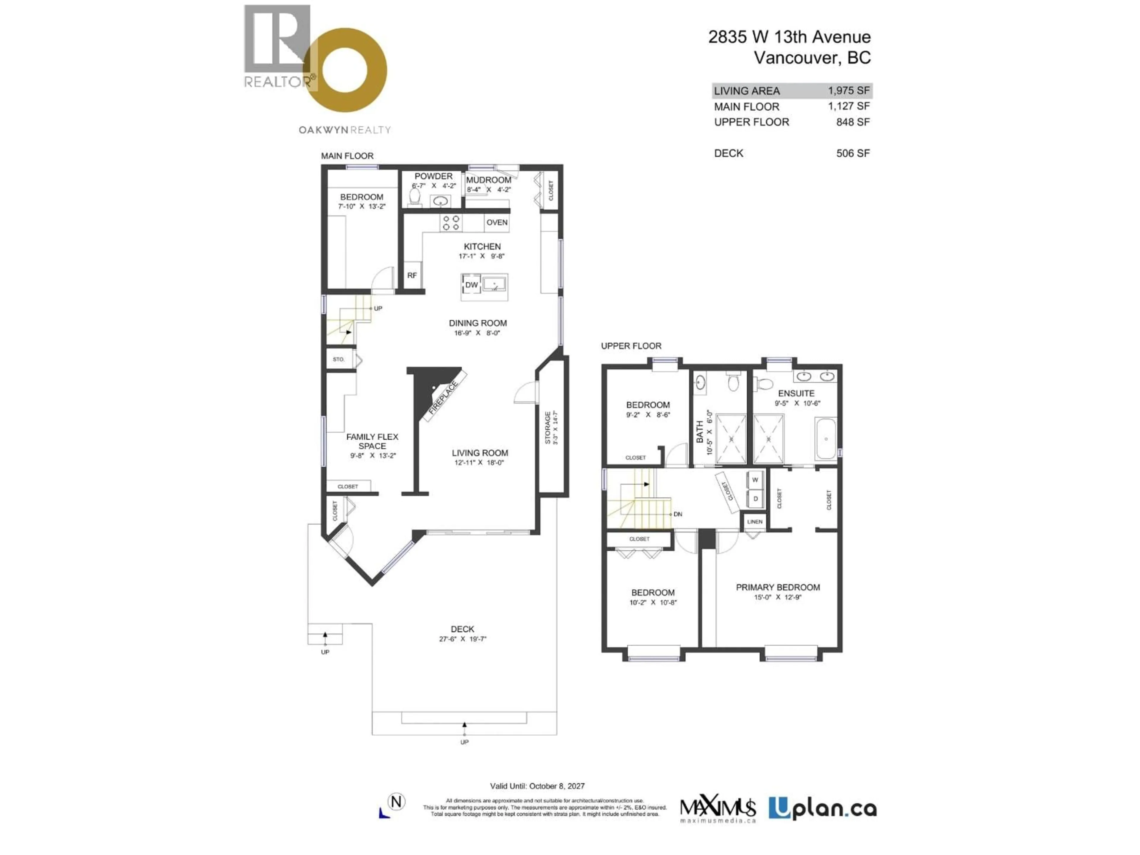 Floor plan for 2835 13TH AVENUE, Vancouver British Columbia V6K2T6