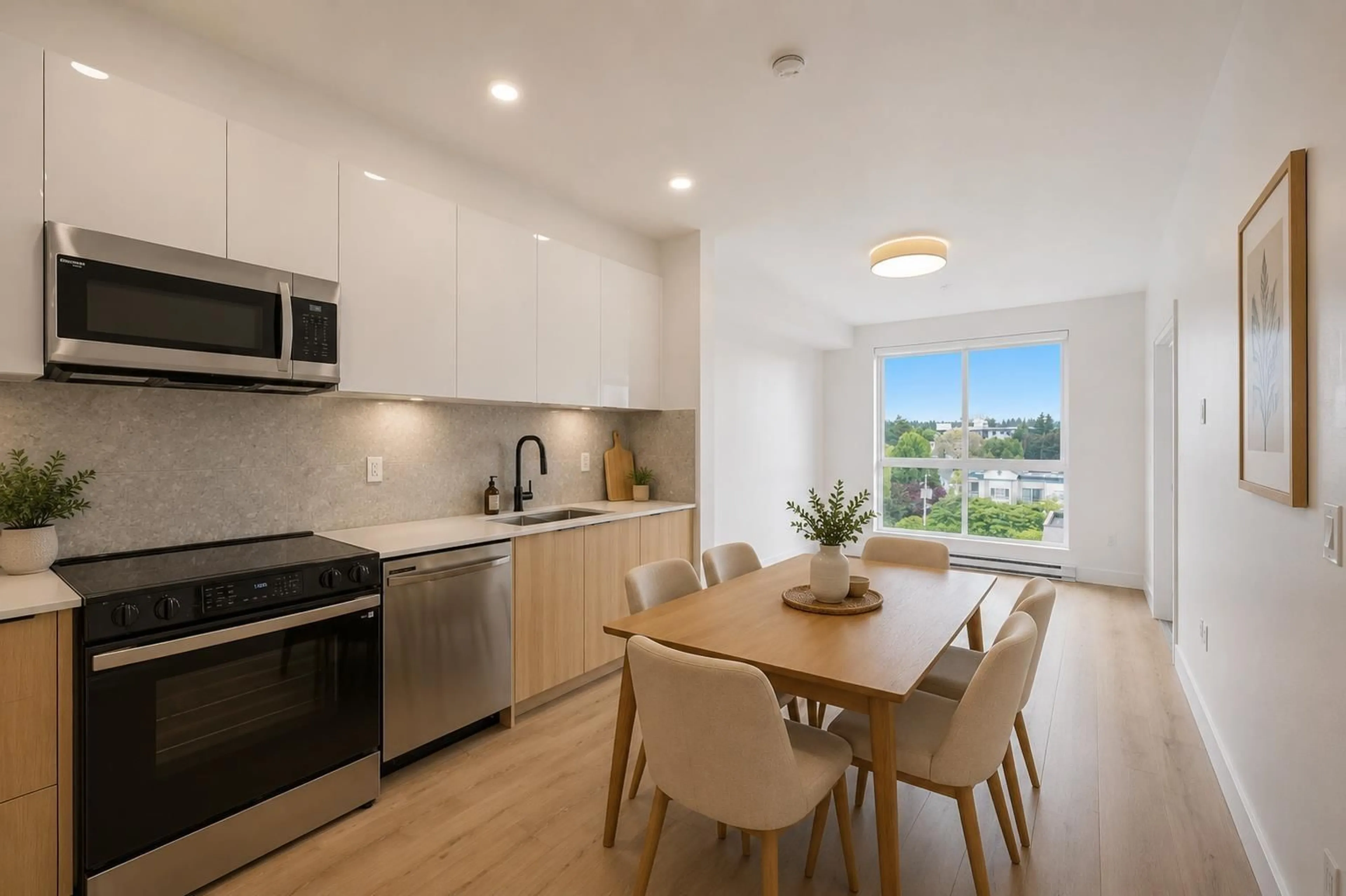 Open concept kitchen, unknown for 507 - 20769 FRASER HIGHWAY, Langley British Columbia V3A0S4