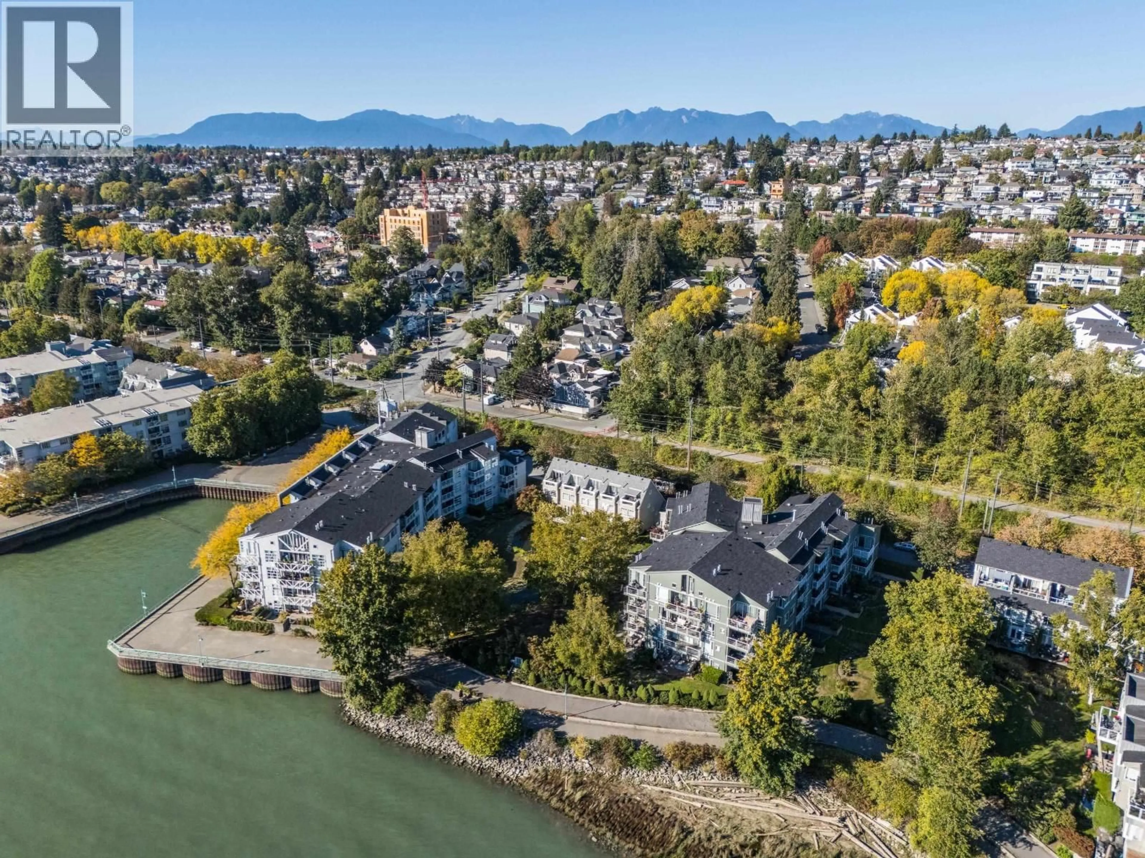 A pic from outside/outdoor area/front of a property/back of a property/a pic from drone, water/lake/river/ocean view for 303 - 2080 KENT AVENUE SOUTH, Vancouver British Columbia V5P4X2
