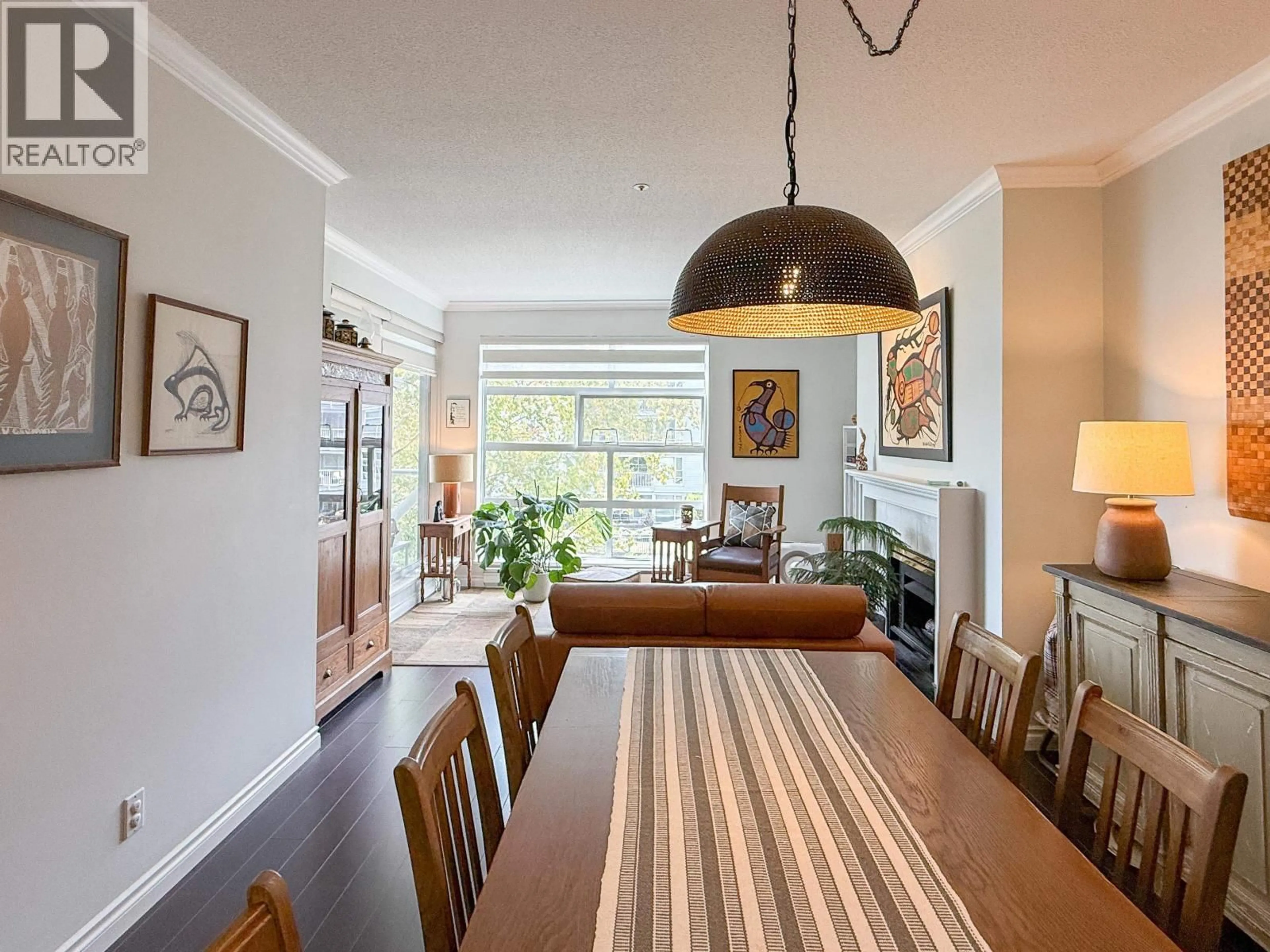Dining room, wood/laminate floor for 303 - 2080 KENT AVENUE SOUTH, Vancouver British Columbia V5P4X2