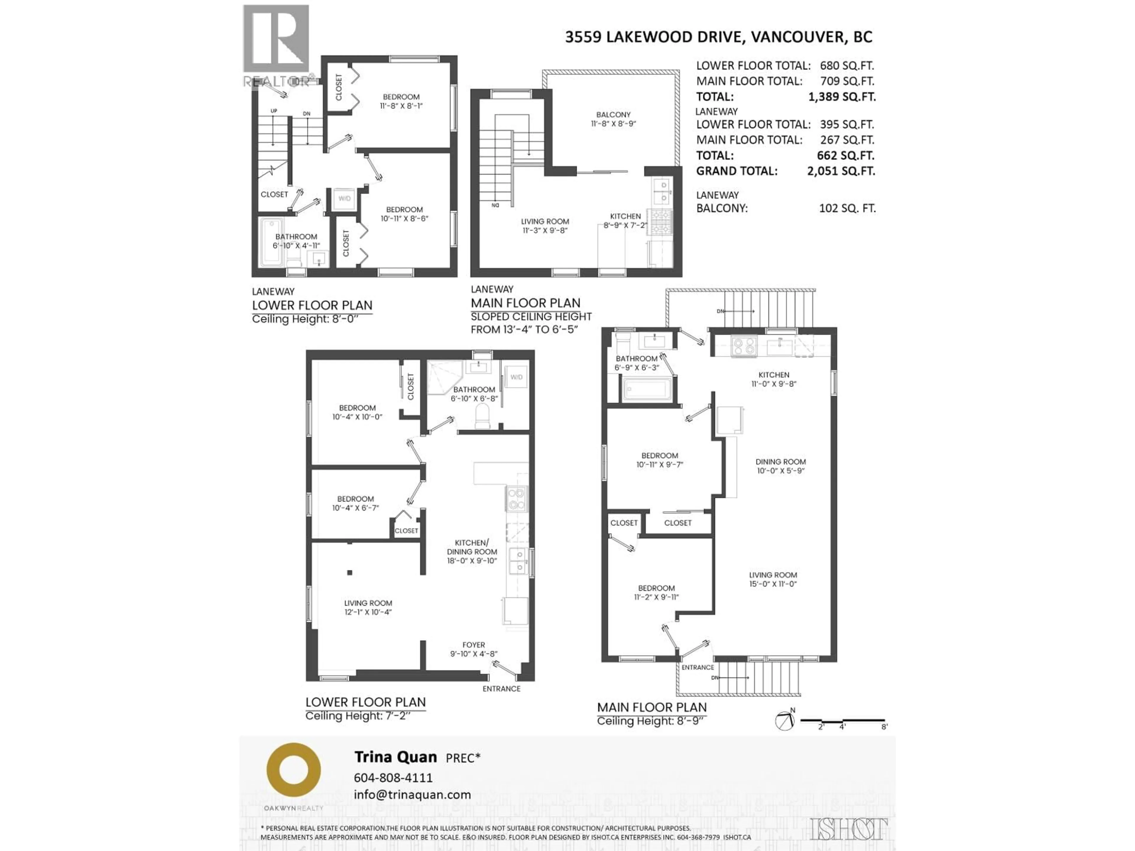 Floor plan for 3559 LAKEWOOD STREET, Vancouver British Columbia V5N4V7