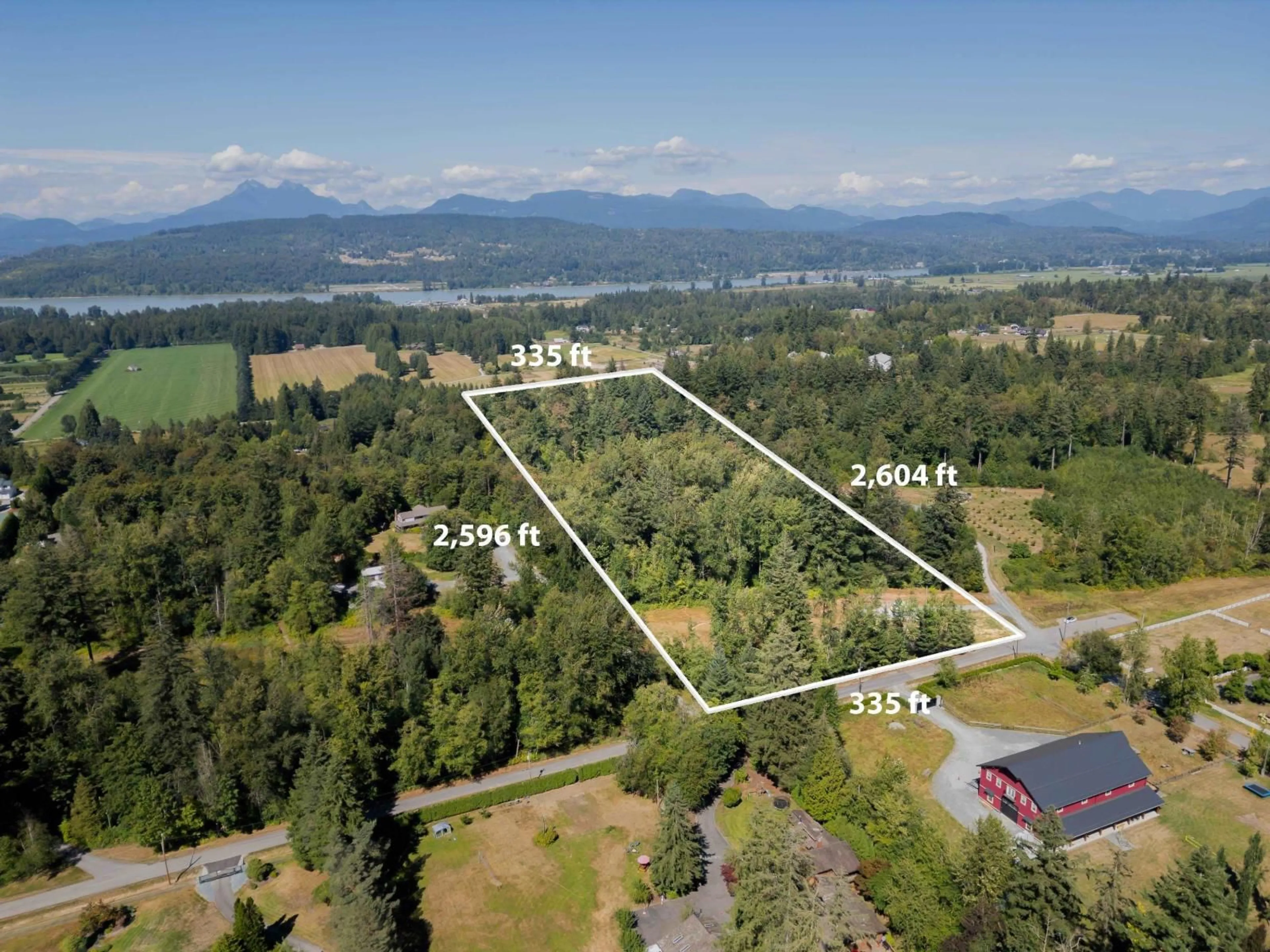 A pic from outside/outdoor area/front of a property/back of a property/a pic from drone, mountain view for 25376 80 AVENUE, Langley British Columbia V1M3M9