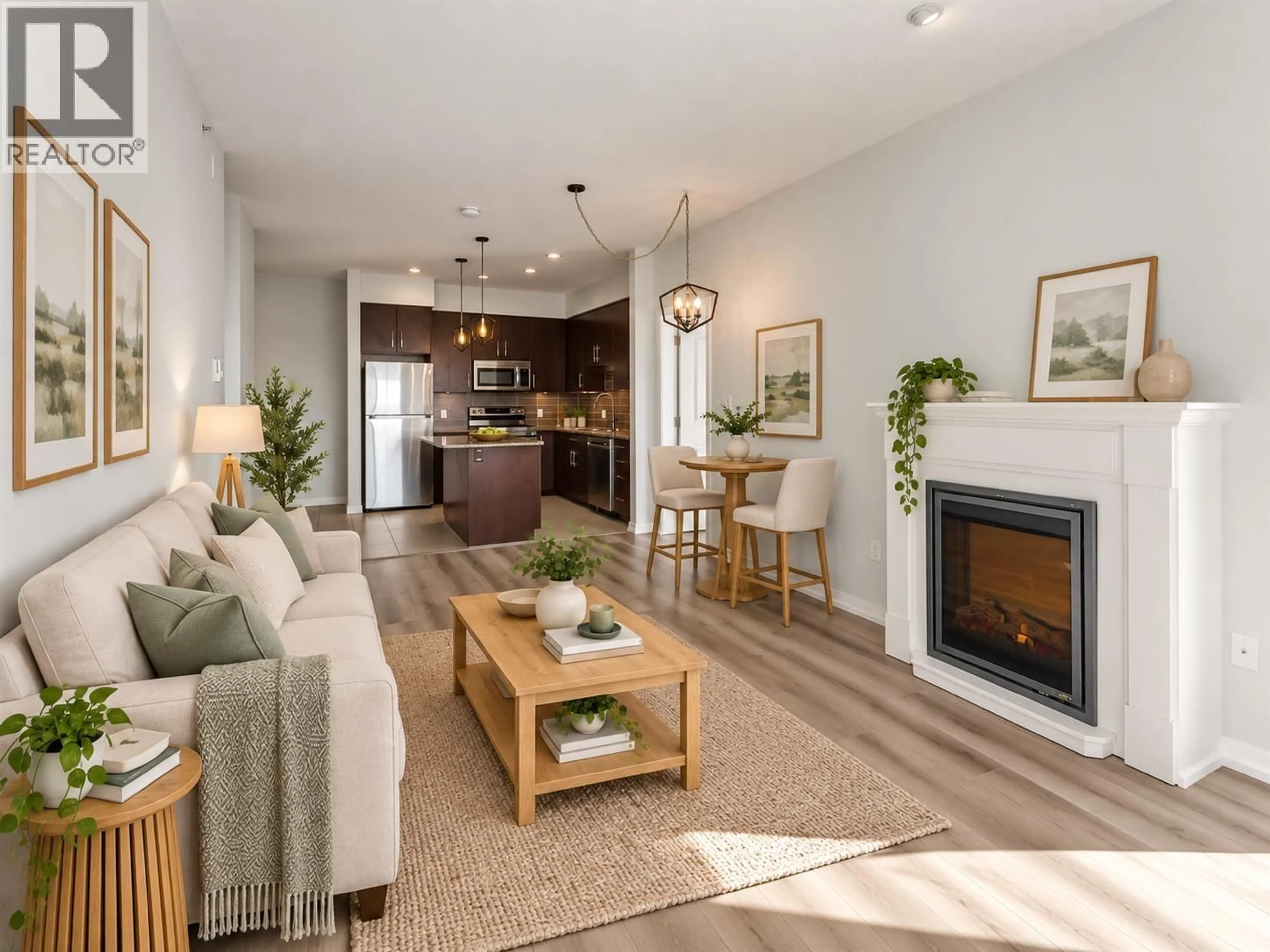 Living room with furniture, unknown for 406 - 22290 NORTH AVENUE, Maple Ridge British Columbia V2X8Z8