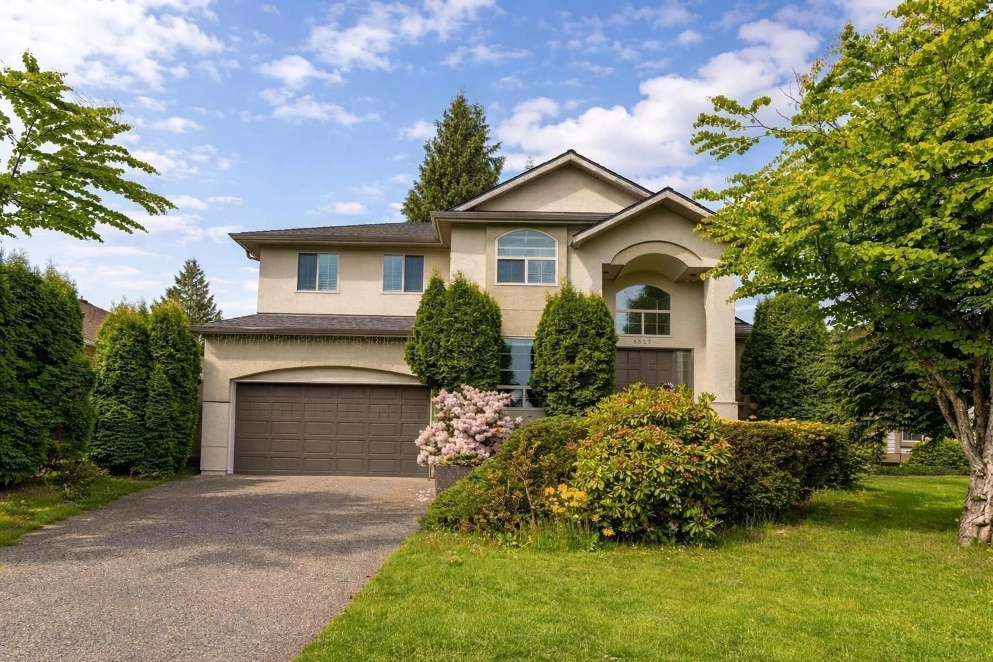 Home with vinyl exterior material, street for 8327 169A STREET, Surrey British Columbia V4N4V1