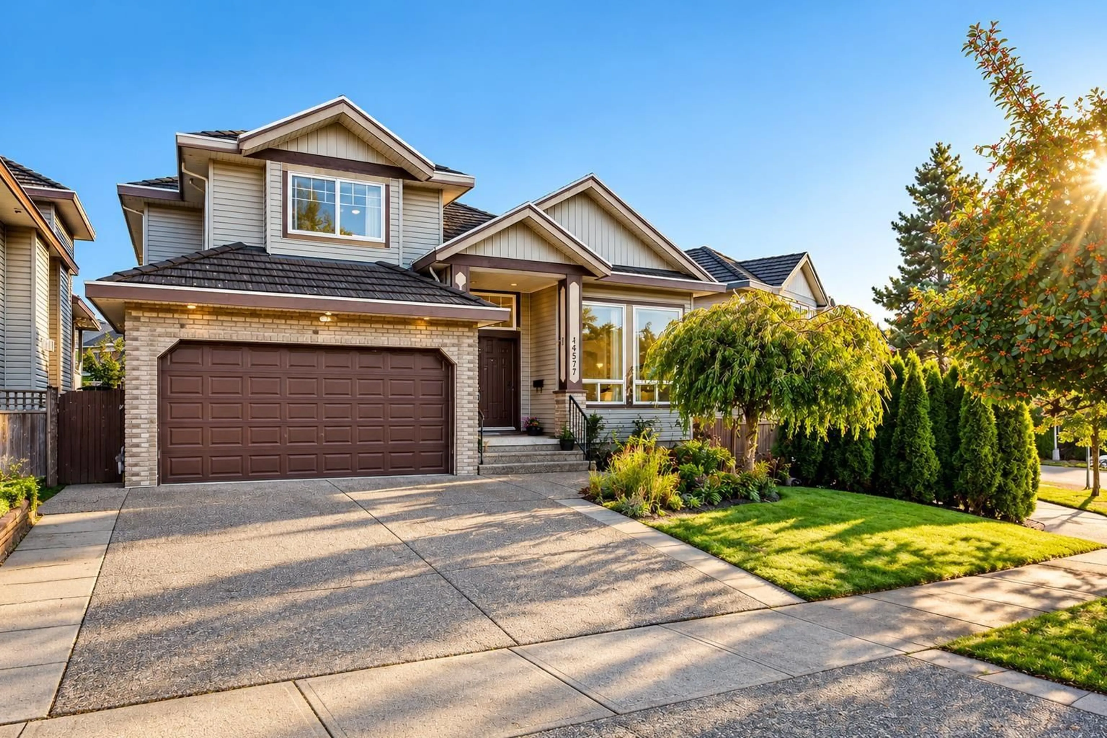 Home with vinyl exterior material, street for 14577 80B AVENUE, Surrey British Columbia V3S2V4