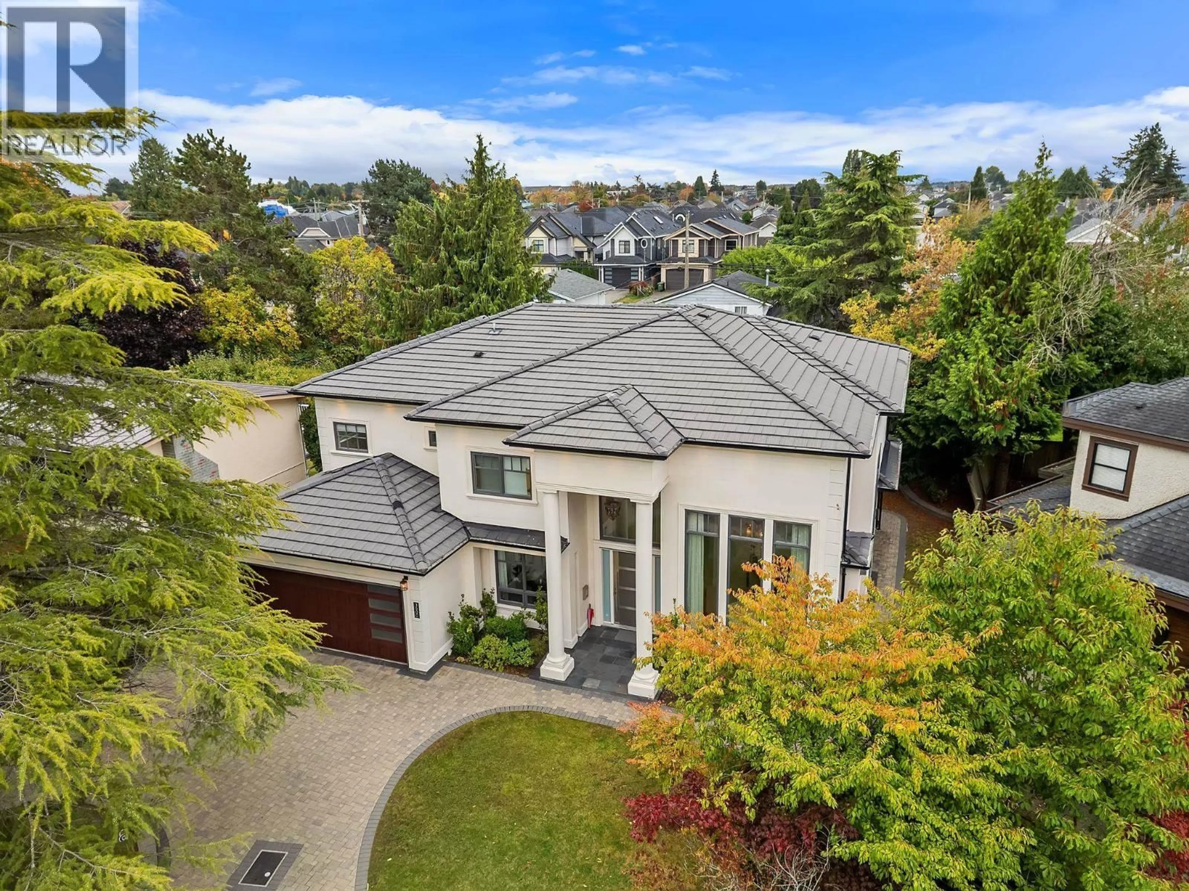 A pic from outside/outdoor area/front of a property/back of a property/a pic from drone, street for 3500 SHUSWAP AVENUE, Richmond British Columbia V7E2A8