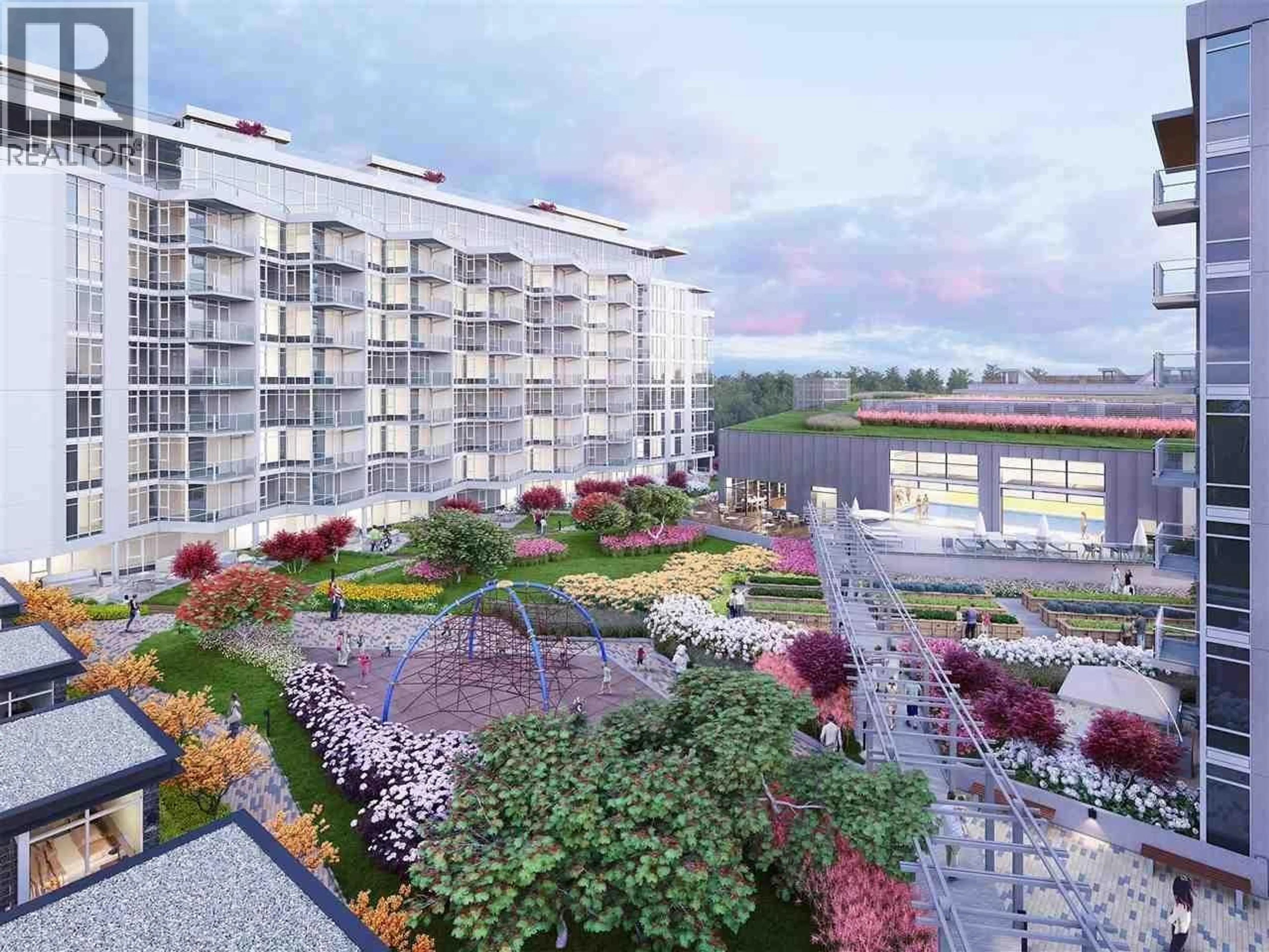 Patio, building for 602 - 8538 RIVER DISTRICT CROSSING, Vancouver British Columbia V5S0C9