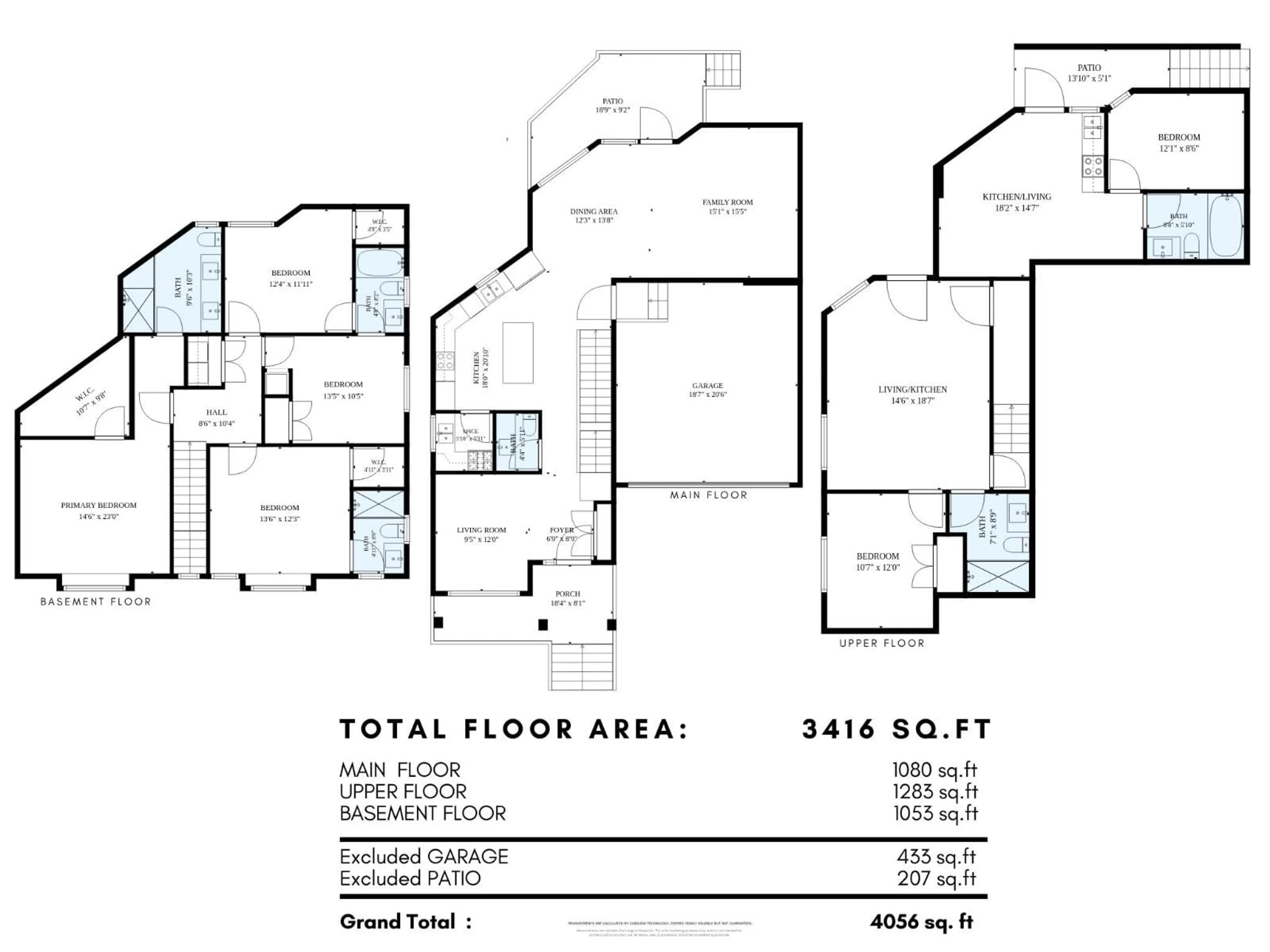 Floor plan for 13919 64A AVENUE, Surrey British Columbia V3W1Y7